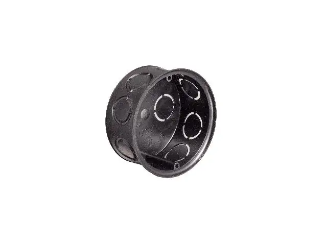 UP-Abzweigdose Tiefe 40 mm, Ø 70 mm, schwarz