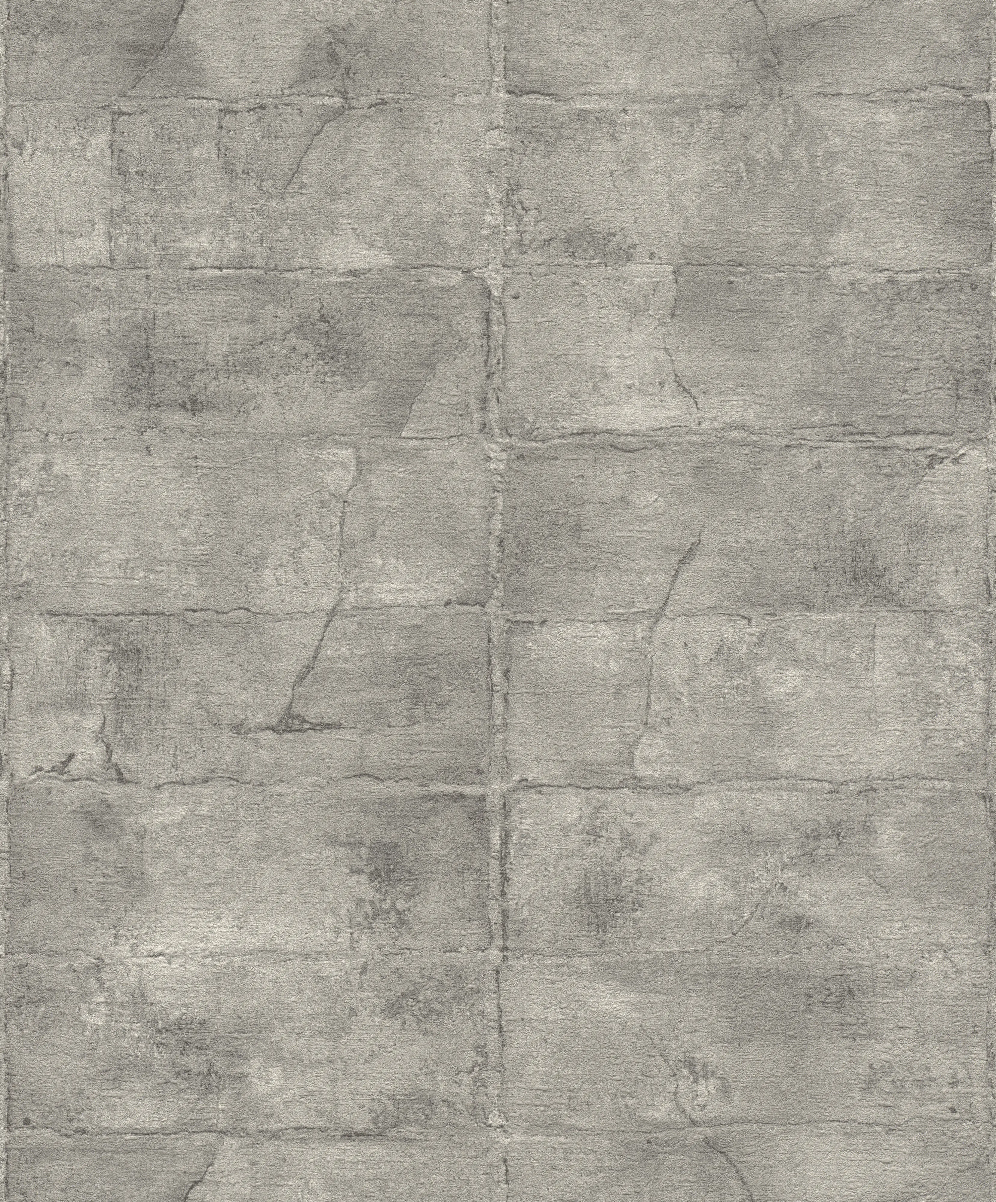 Rasch Vliestapete 520156 Concrete steine grau 10,05x 0,53 m