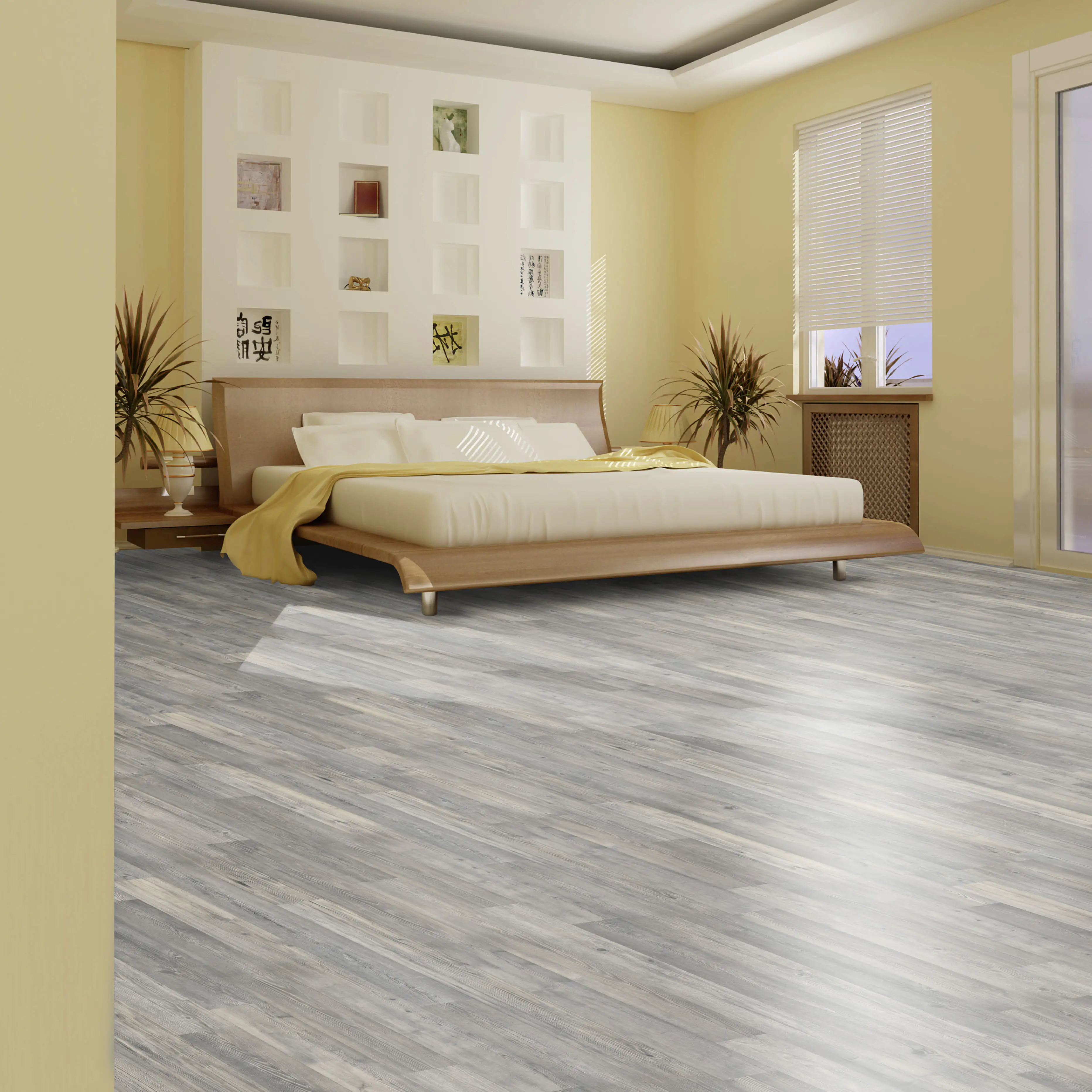 Classen Laminat Edition 7 128,6 x 19,4 cm 7 mm Seekiefer grau 2-Stab