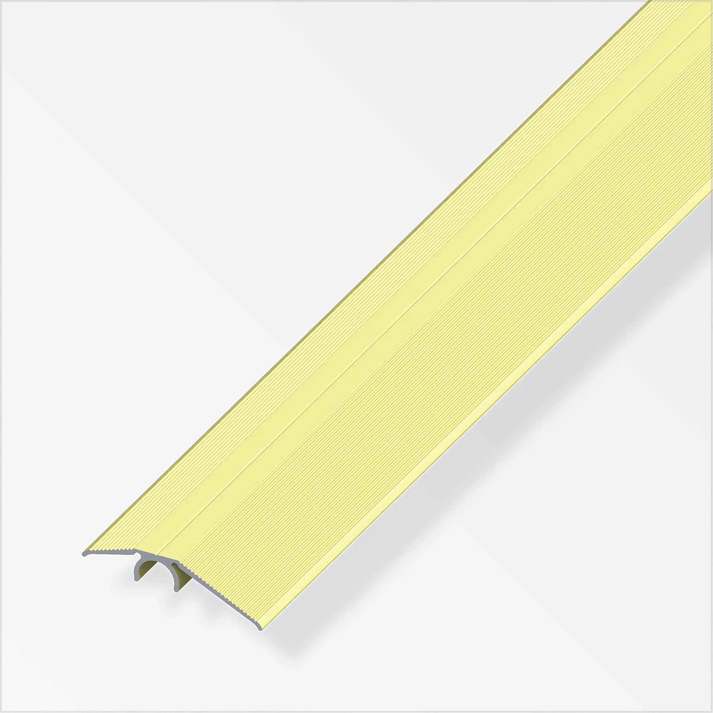 alfer Niveauausgleichs-Profil 2 m, 40 mm Aluminium eloxiert messing