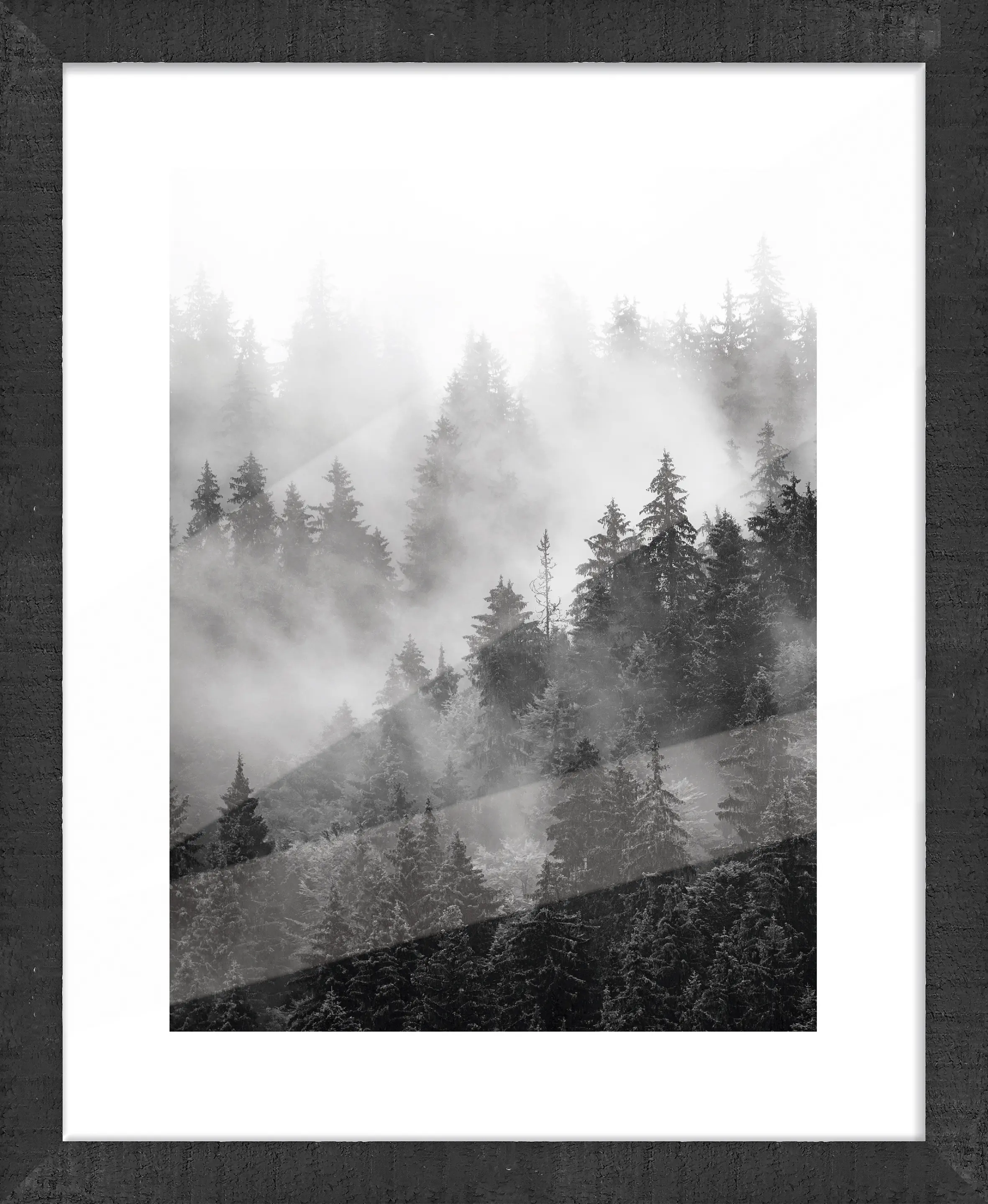 Holz Bilderrahmen Bern, schwarz, 40 x 50 cm
