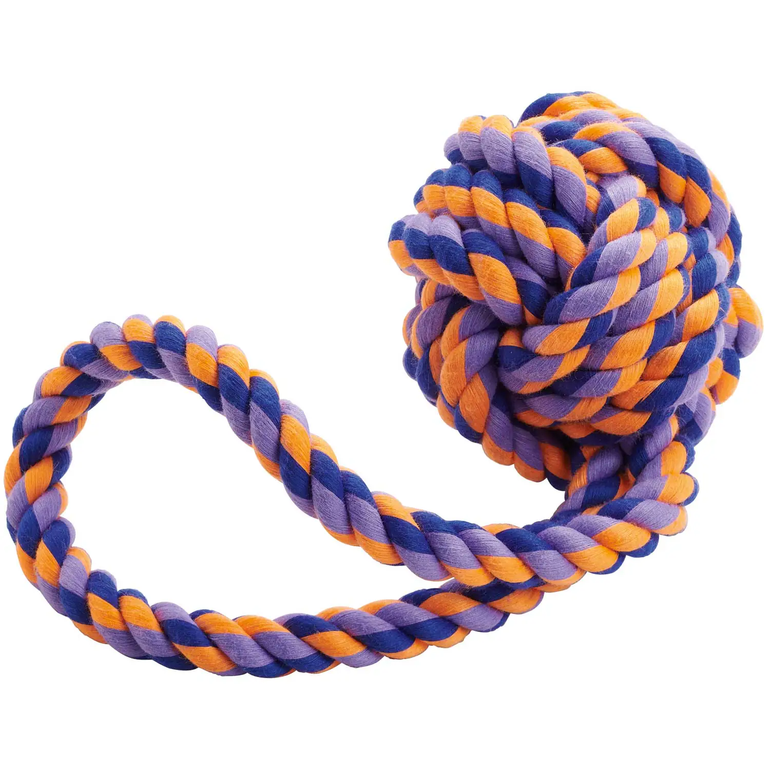 Hunter Hundespielzeug Ball mit Handschlaufe Jena 21 cm mehrfarbig