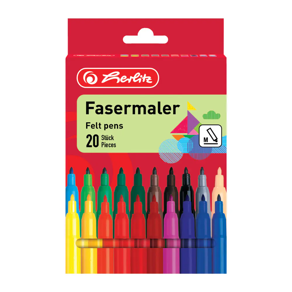 herlitz Fasermaler 20 Stück