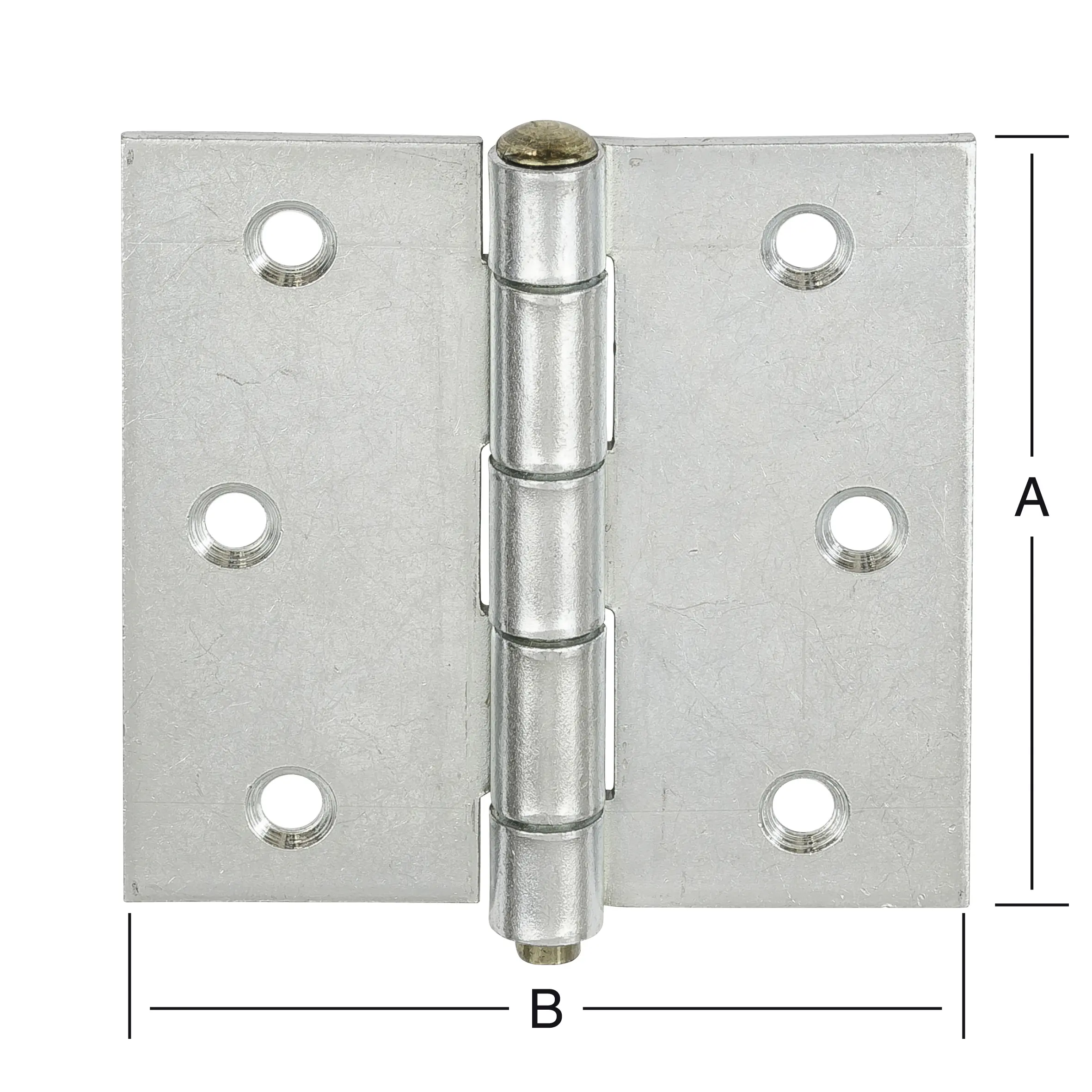 Vormann Käntige Scharniere verzinkt 89 x 89 mm