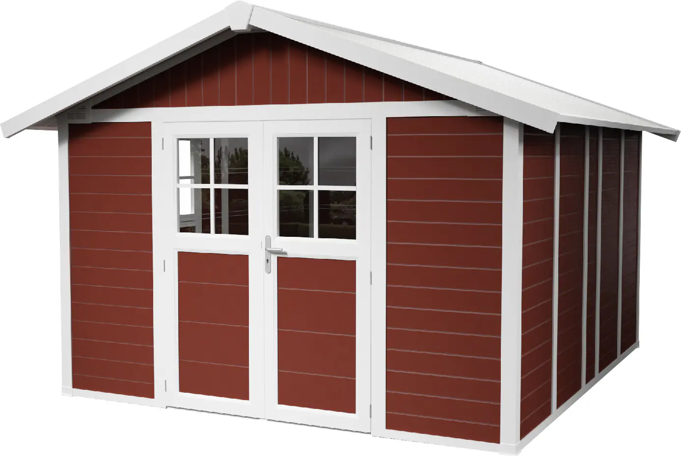 Grosfillex Gartenhaus Deco H 11 370 x 407 cm (inkl. Dachüberstand)