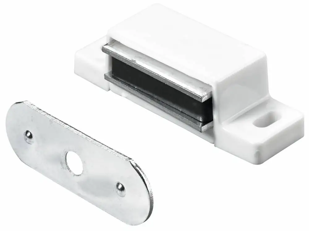 Hettich Magnetschnäpper 15 x 14 x 45 mm weiß 4 kg - 10 Stück