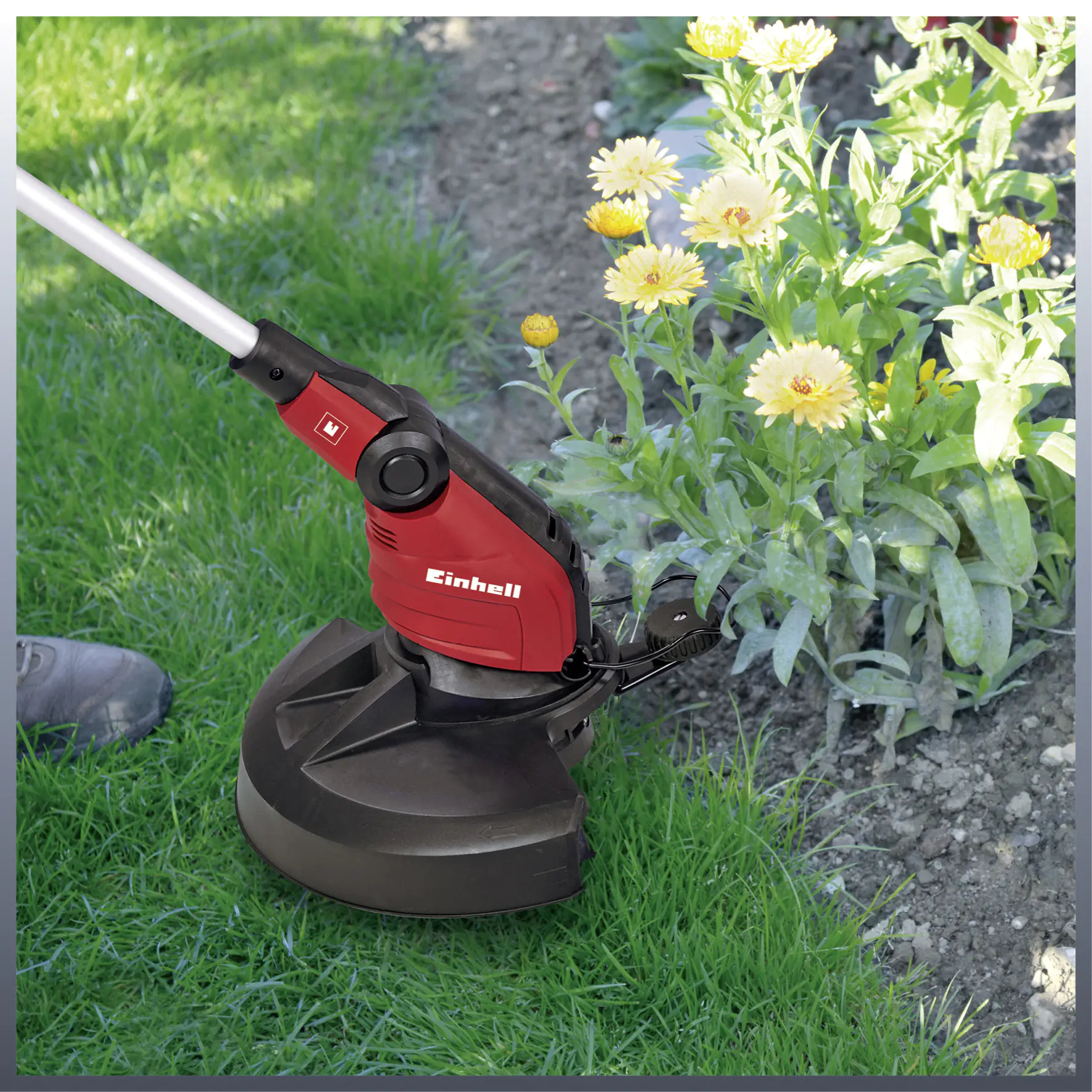 Einhell Elektro-Rasentrimmer GC-ET 4530 30 cm Schnittkreis mit 3 Spulen