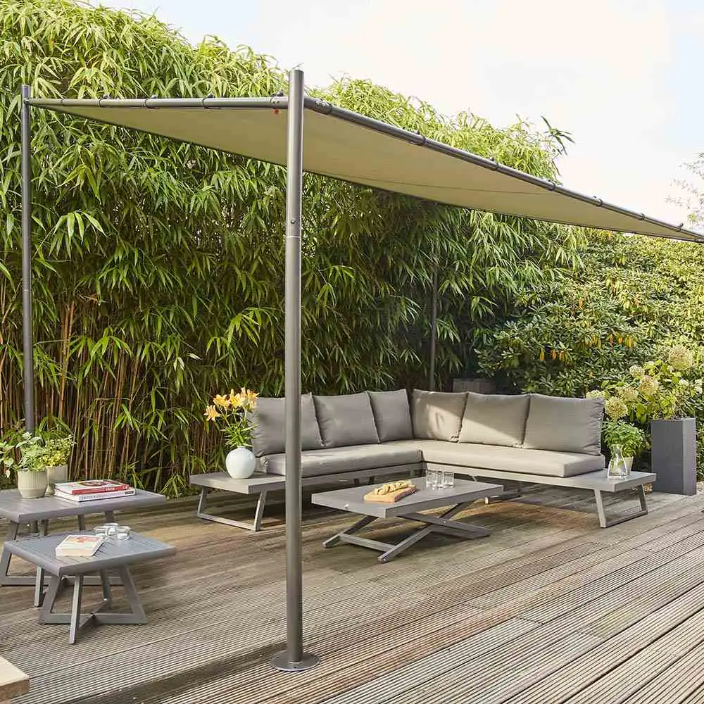 Siena Garden Pavillon Levino 300 x 400 cm grau