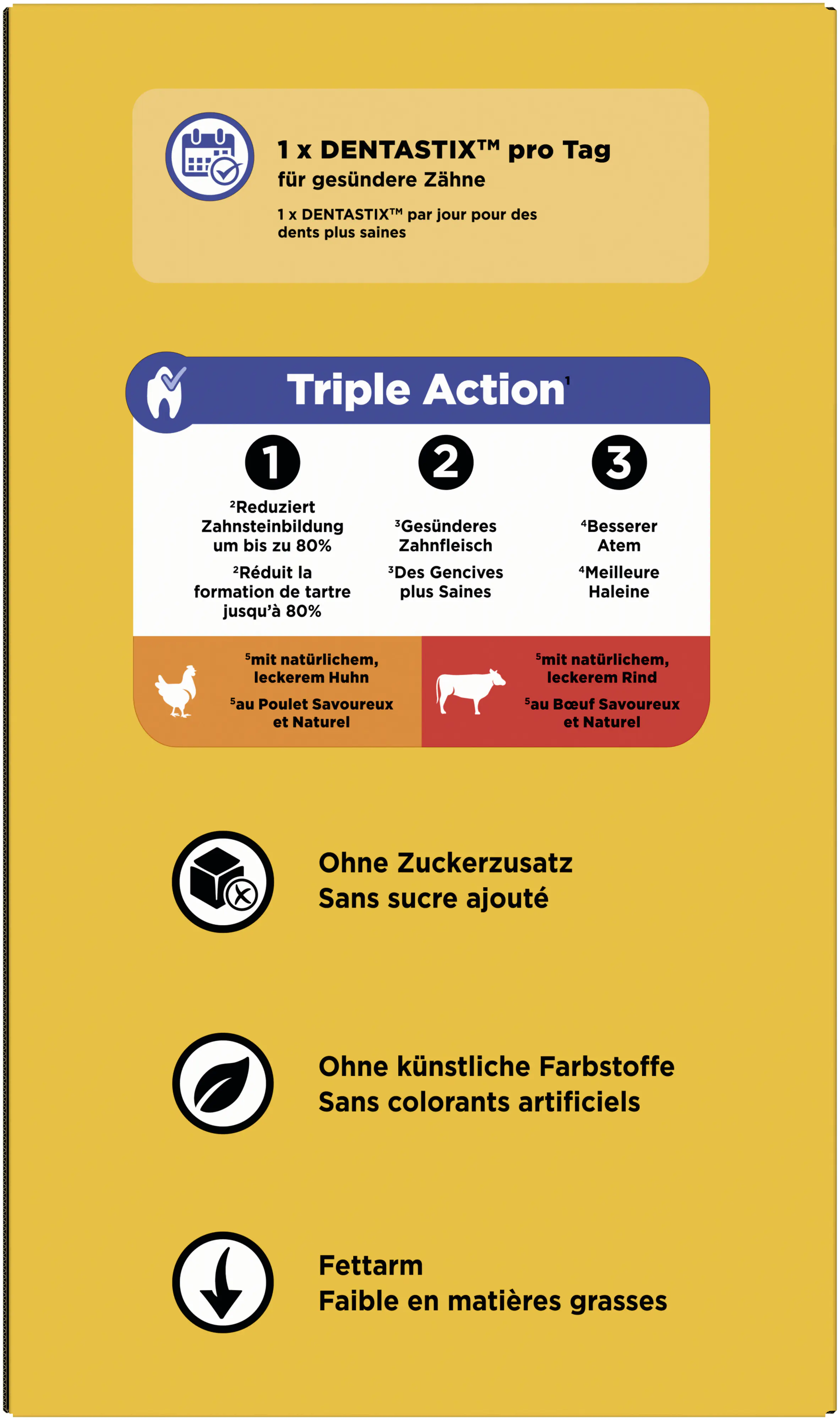 Pedigree Denta Stix Hundeleckerli Zahnpflege Multipack 1,62 kg
