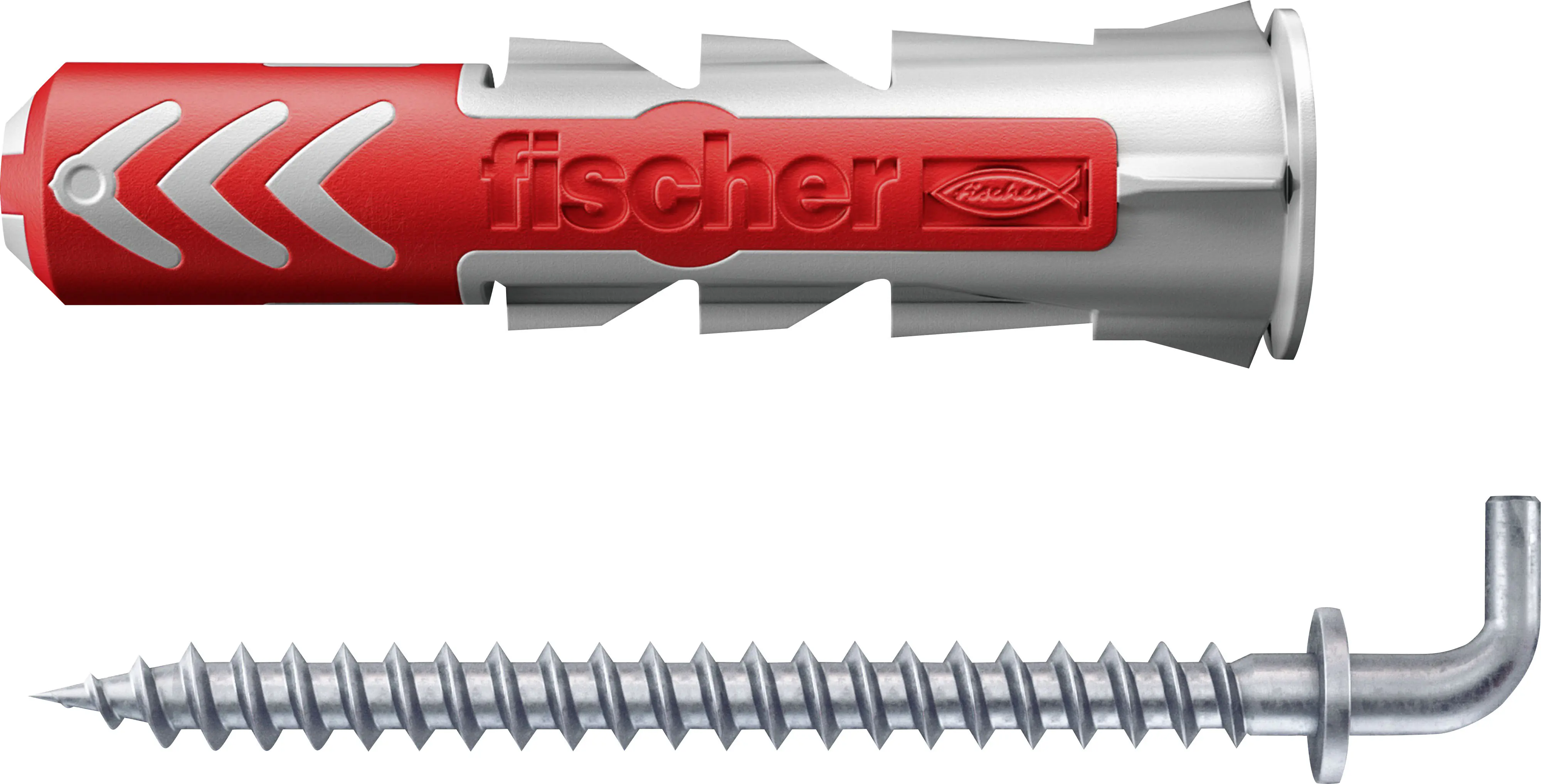 Fischer Dübel-Set DuoPower WH 10 x 50 mm mit Winkelhaken - 2 Stück