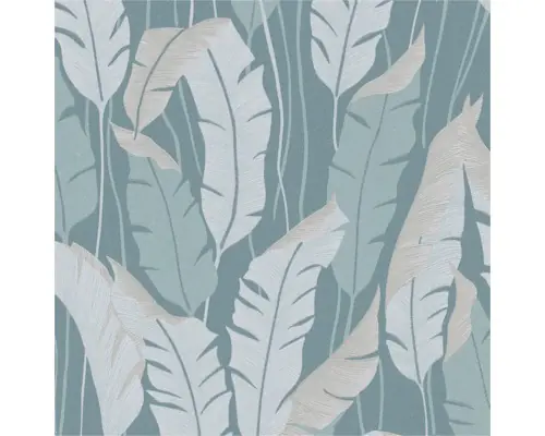 Erismann Vliestapete Floral 4Earth petrol 10,05 x 0,53 m