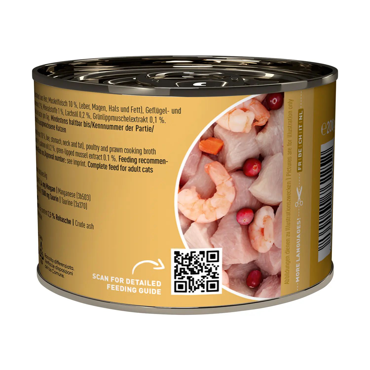 Catz Finefood Katzenfutter Classic No. 17 Geflügel & Garnele 200 g