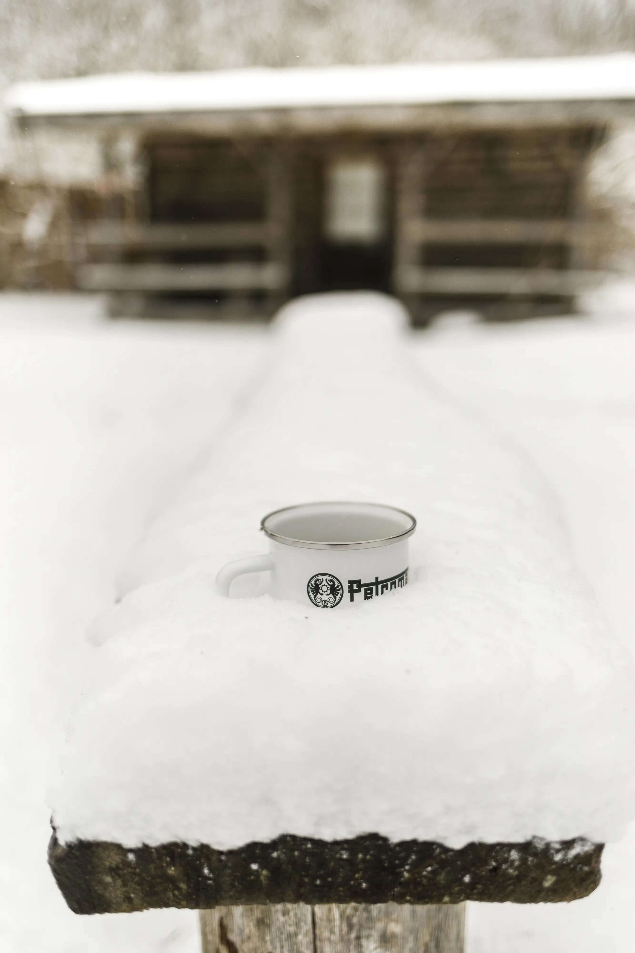 Petromax Becher Emaille weiss