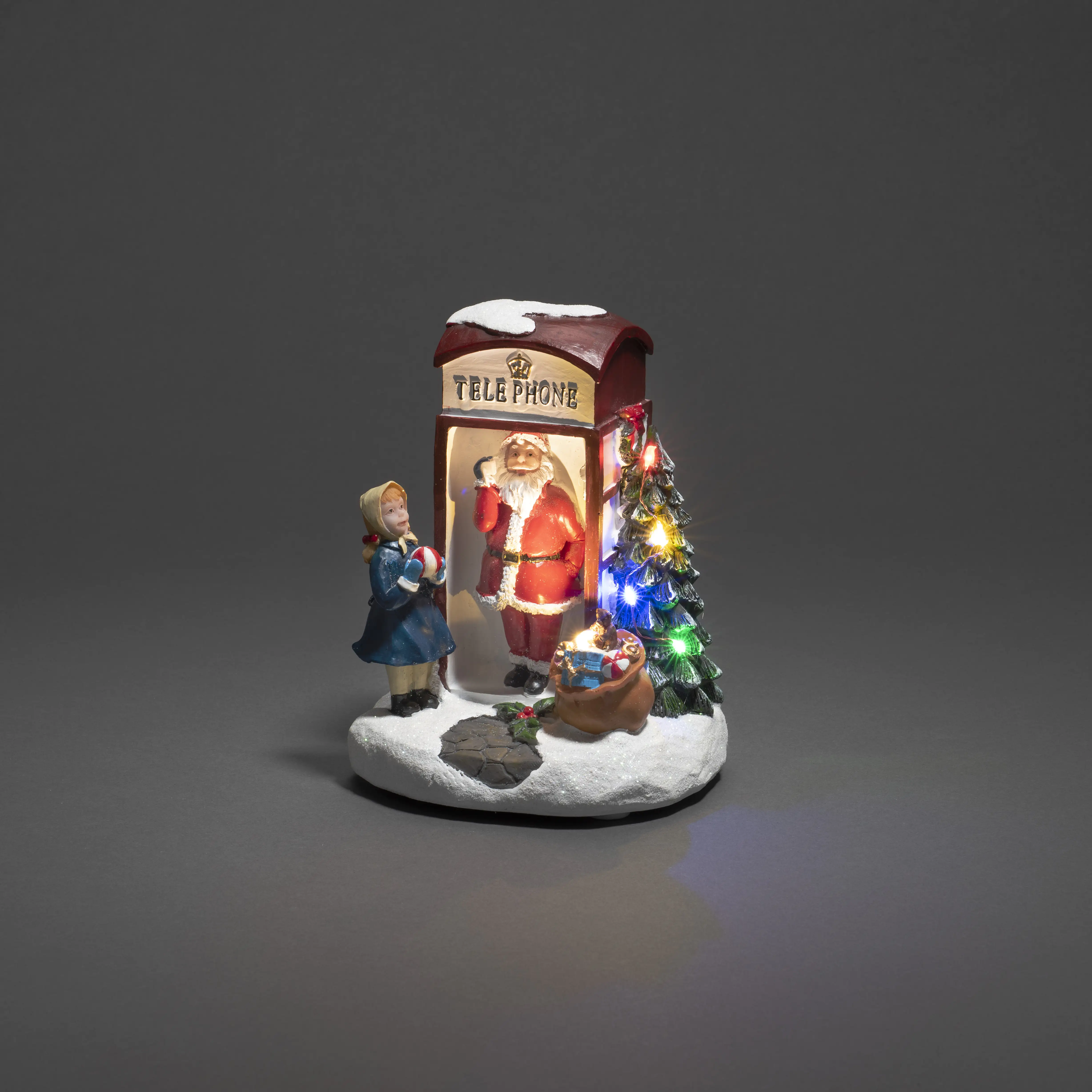 Konstsmide LED Szenerie Weihnachtsmann 12,5 cm x 11,5 cm x 16,5 cm