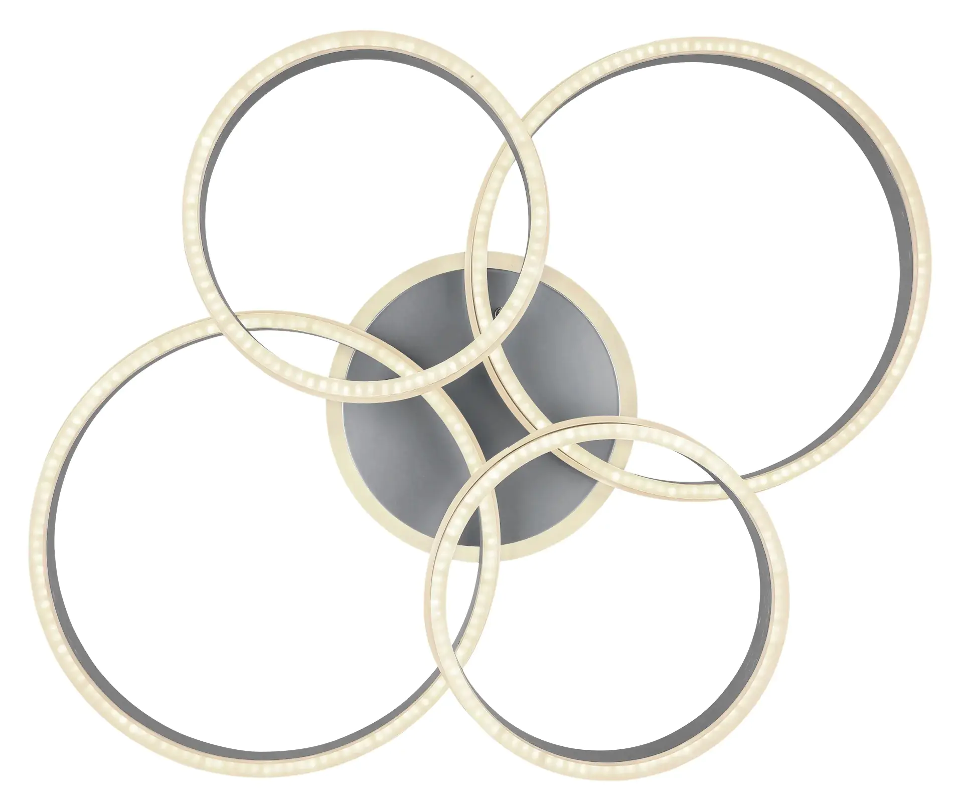 Globo LED Deckenleuchte Rubio 4 Ringe