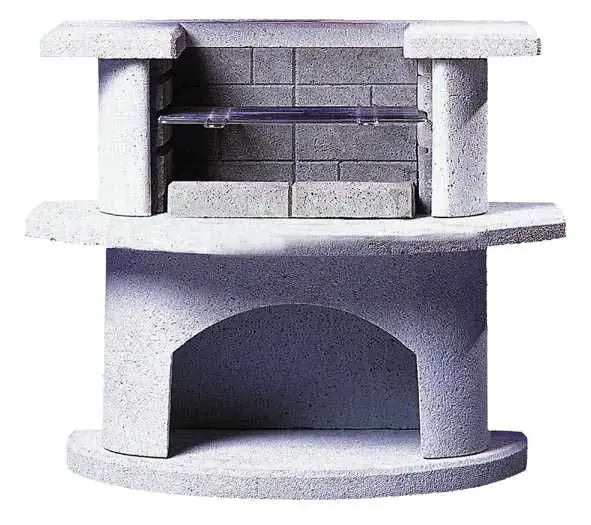 Buschbeck Grillbar Venedig weiß, 93 x 110 x 65 cm