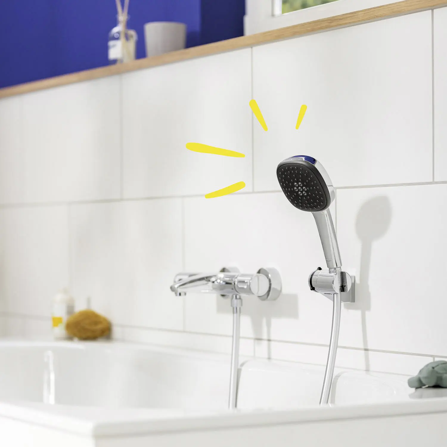 Grohe Handbrause 2 Strahlarten Vitalio Comfort 110 chrom