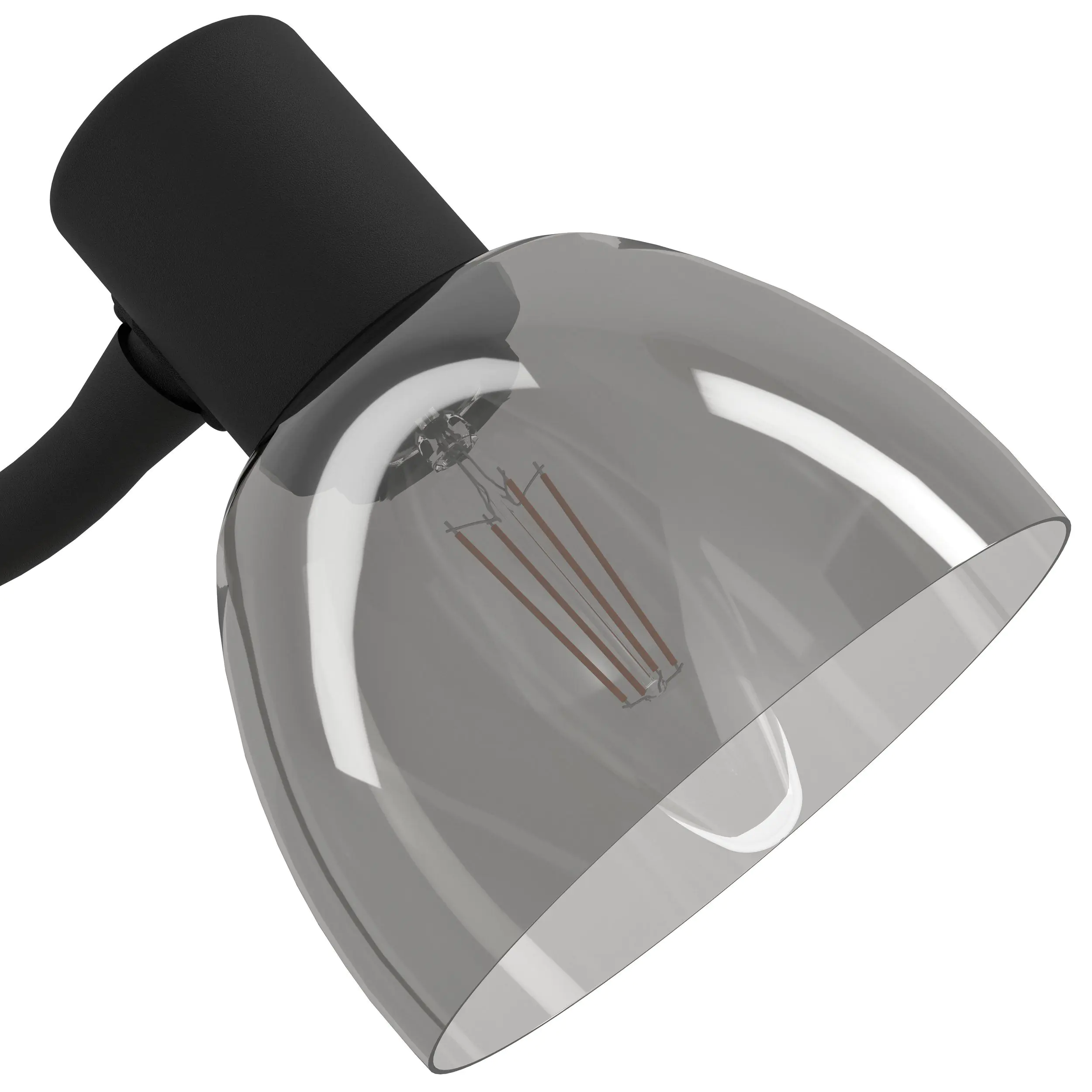 Eglo Tischlampe Macere 34 x 22 cm schwarz messing