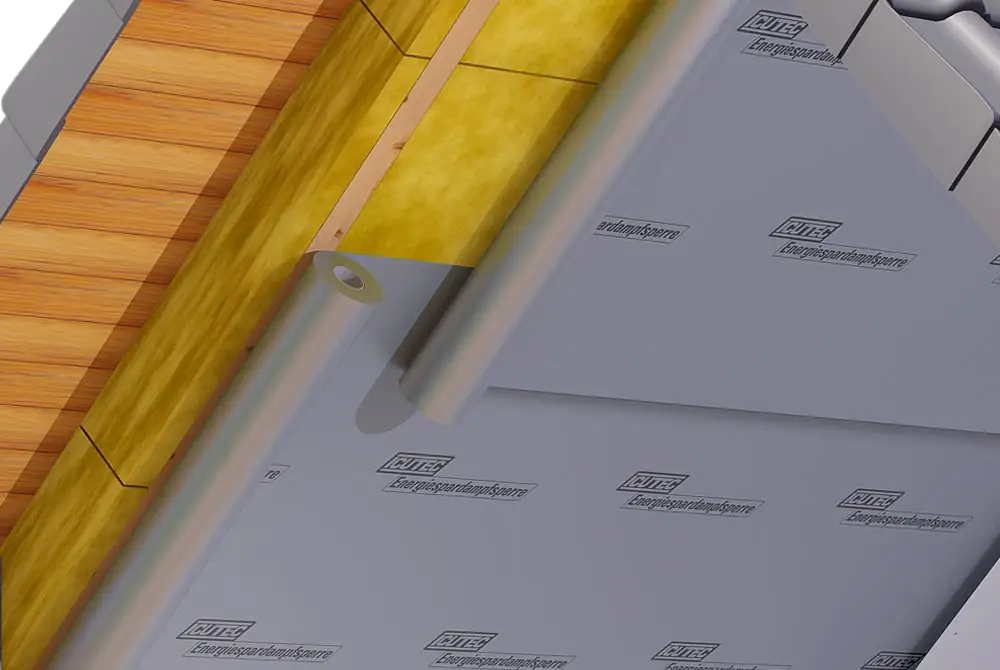 ICUTEC Energiespardampfsperre 25 x 2 = 50 m² silber-blau