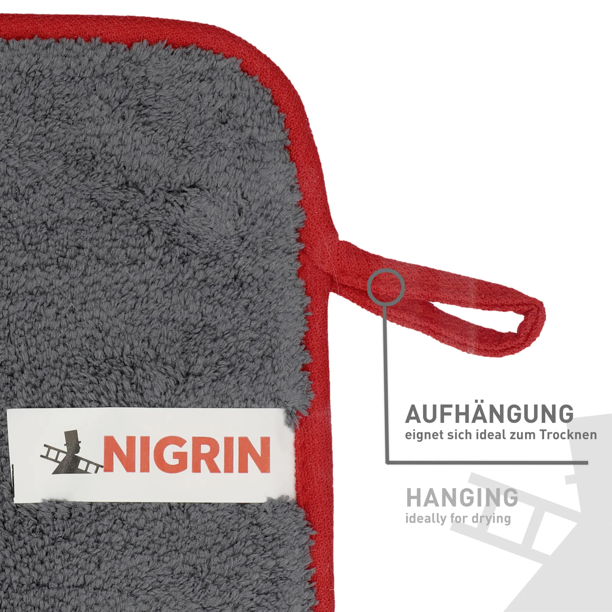 Nigrin Performance Trockentuch XXL 90x60cm