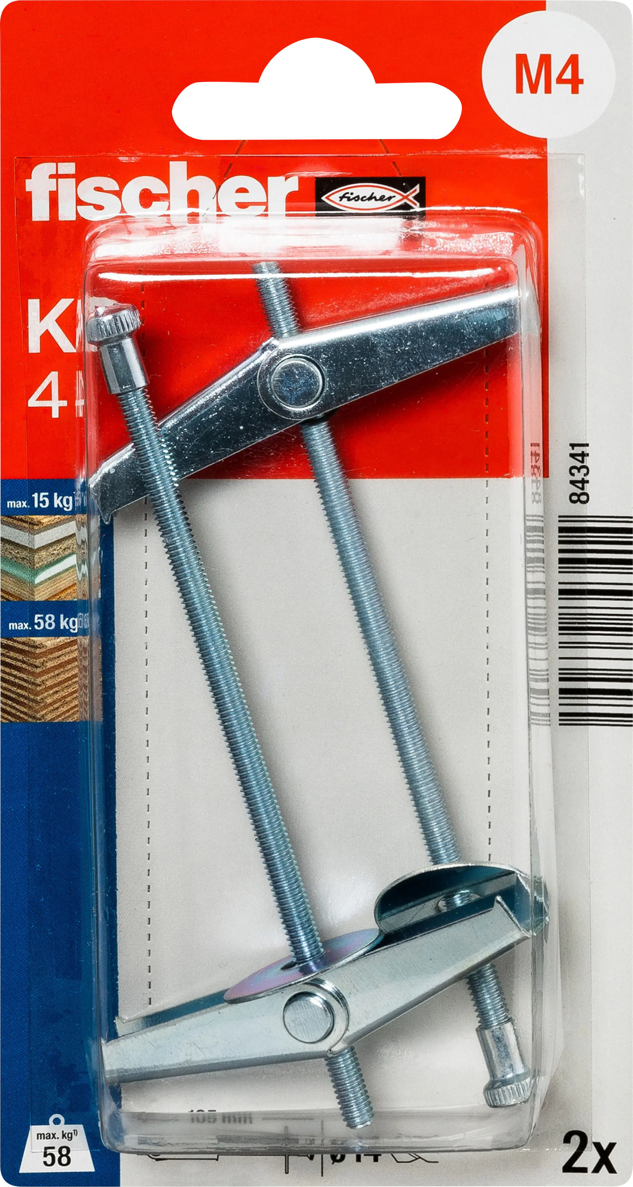 Fischer Kippdübel KDH 4 14 x 105 mm - 2 Stück