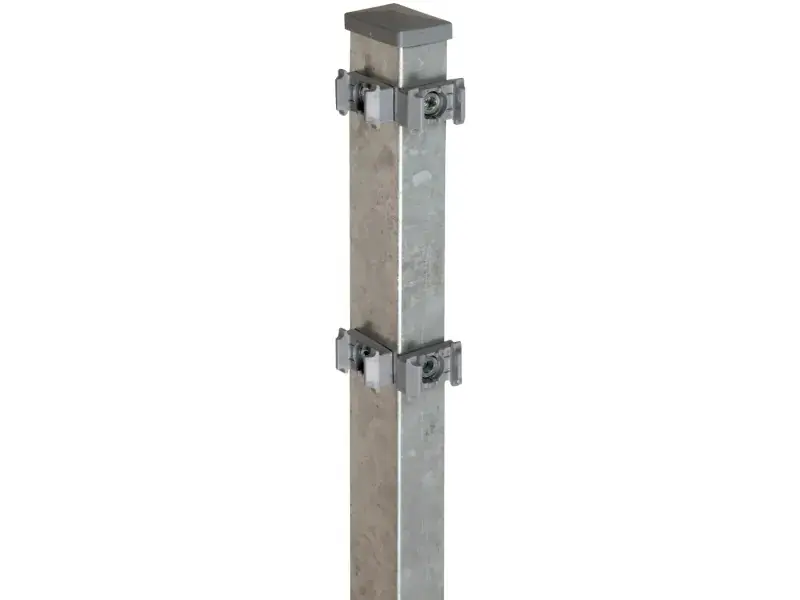 Floraworld Zauneckpfosten Comfort 180 x 6 x 4 cm feuerverzinkt
