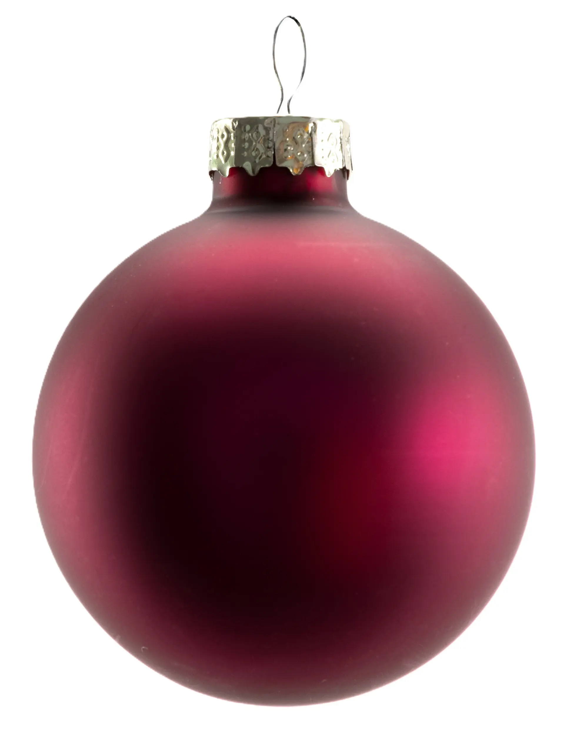 TrendLine Weihnachtskugeln aus Glas Ø 8 cm magnolienrosa 6 Stück