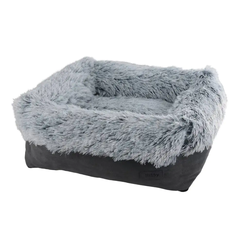 Nobby Hundebett Nuru eckig grau