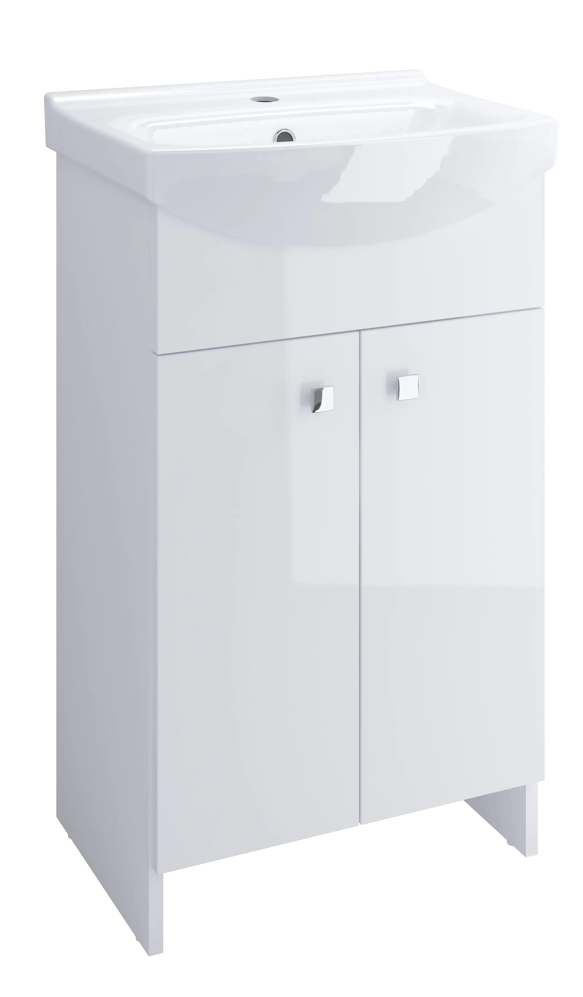 Cersanit Badezimmerset Sati weiß 60 cm