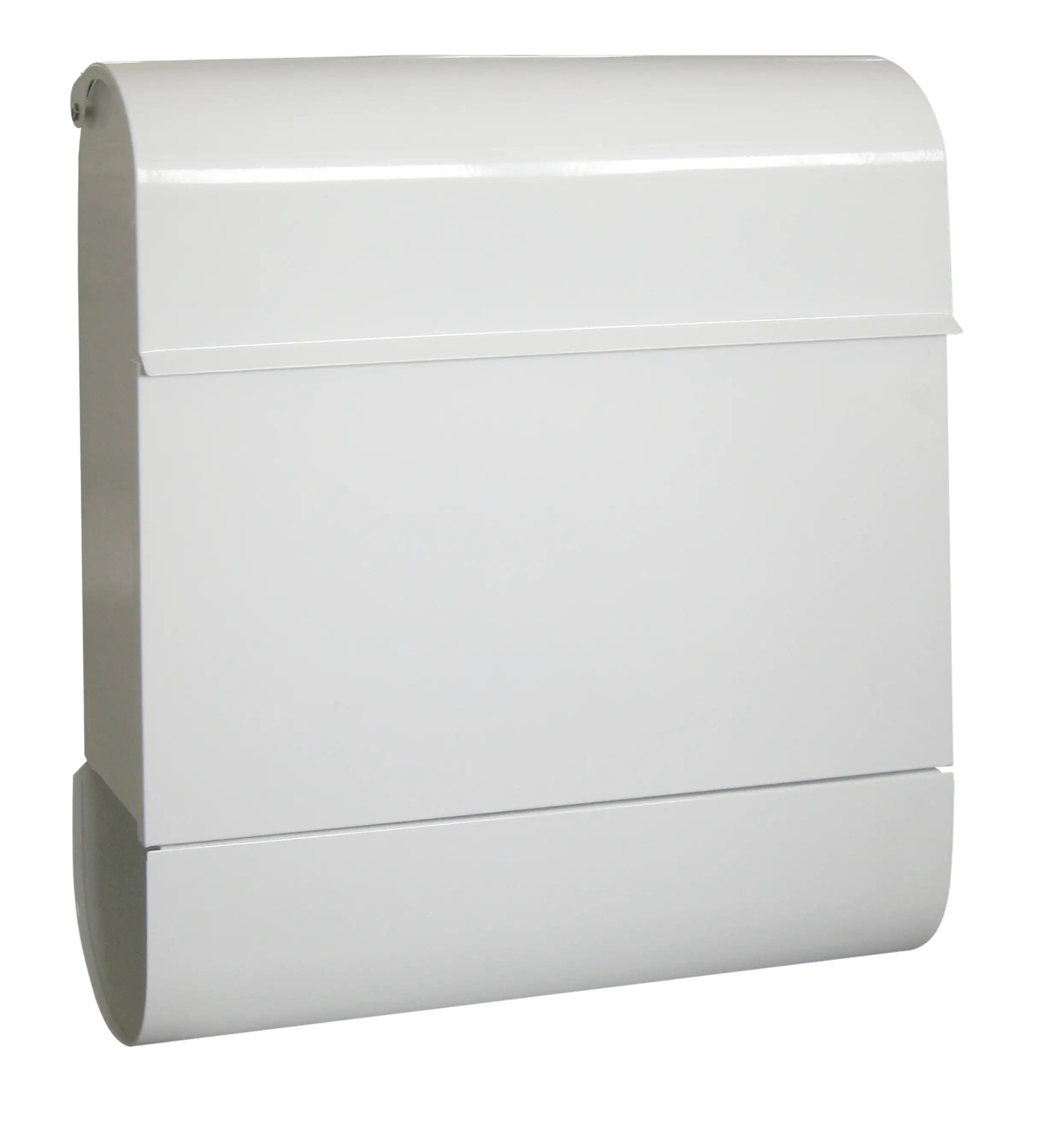 Primaster Briefkasten Gong mit Zeitungsbox weiß 41 x 37.2 x 11.2 cm