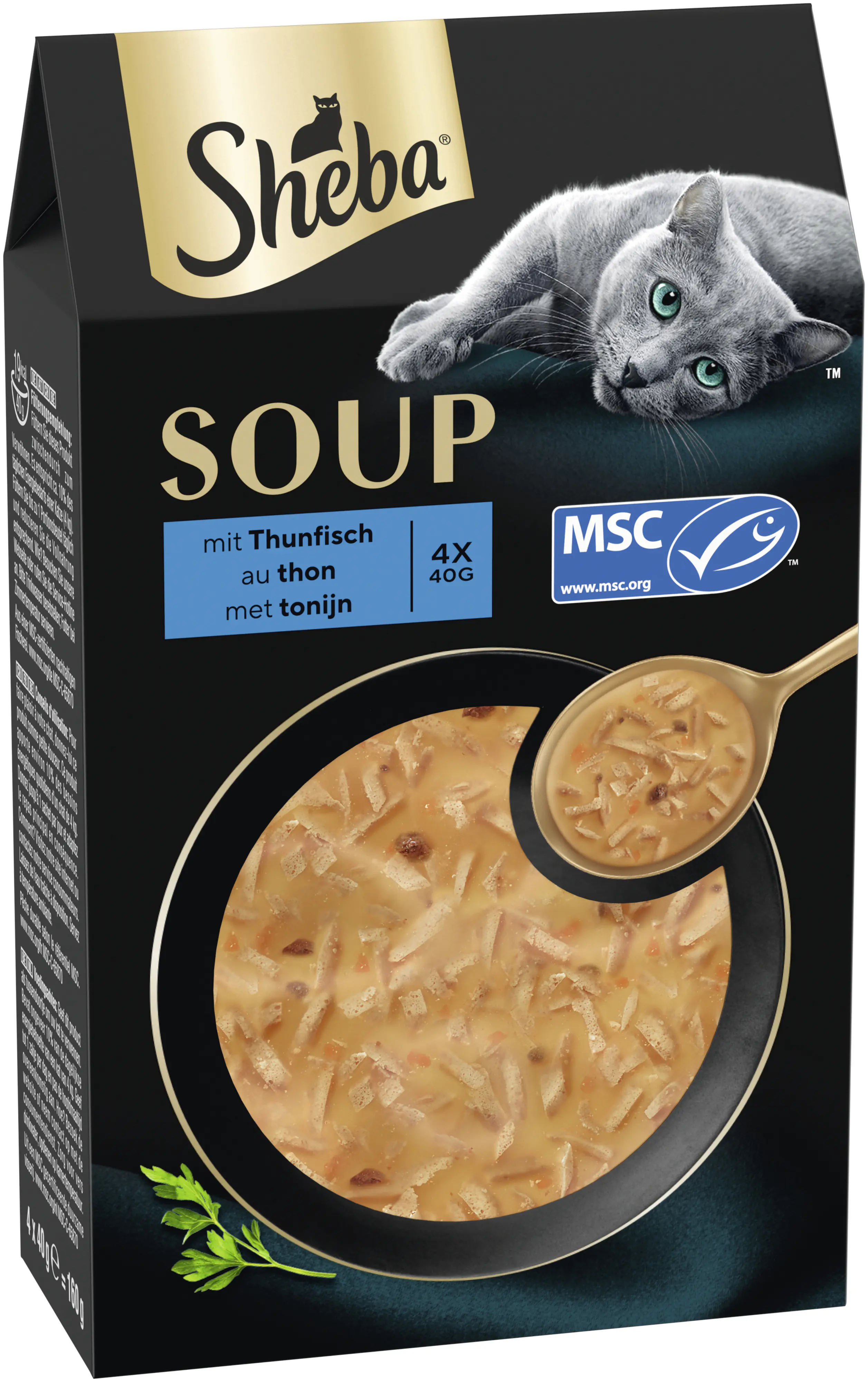Sheba Soup Katzensuppe Adult 4 x 40 g Thunfisch