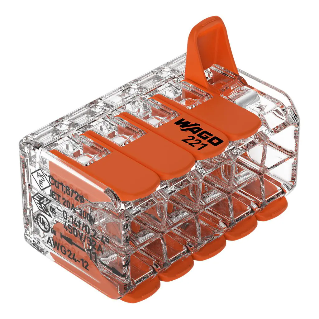 Wago Compact Hebelklemme 10 Leiter 0,14 - 4 mm² - 5 Stück