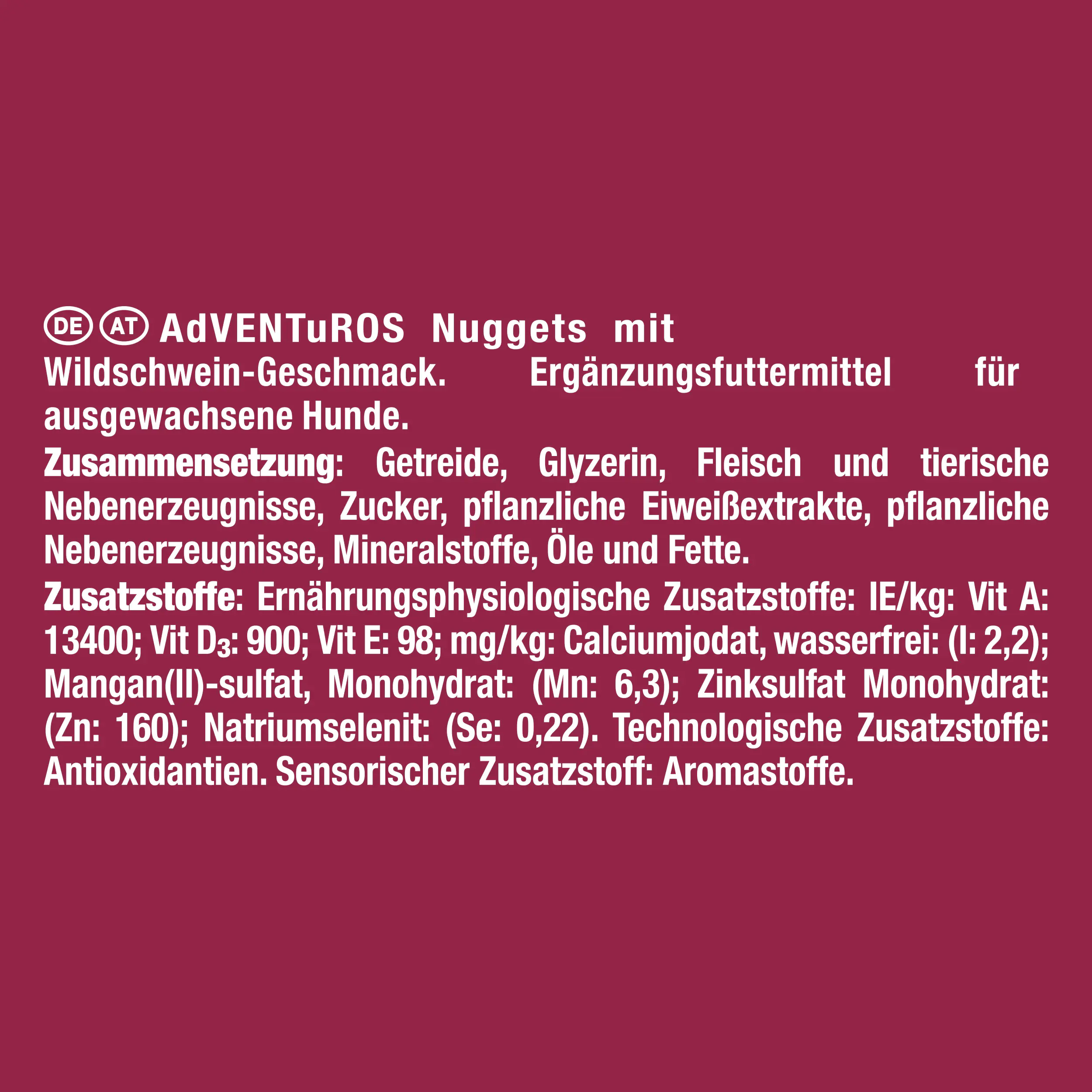 Adventuros mit Wildschweingeschmack 90 g