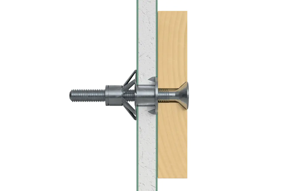Fischer Hohlraumdübel aus Metall 5.0 x 37 mm - 4 Stück