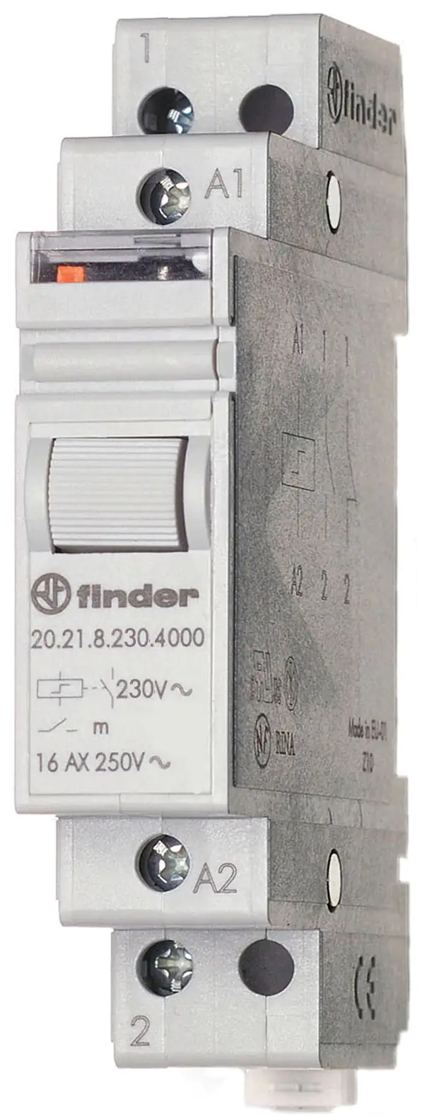 Stromstoßschalter 16 A, Hutschiene, 1 Schließer, 230V AC, 2000 W