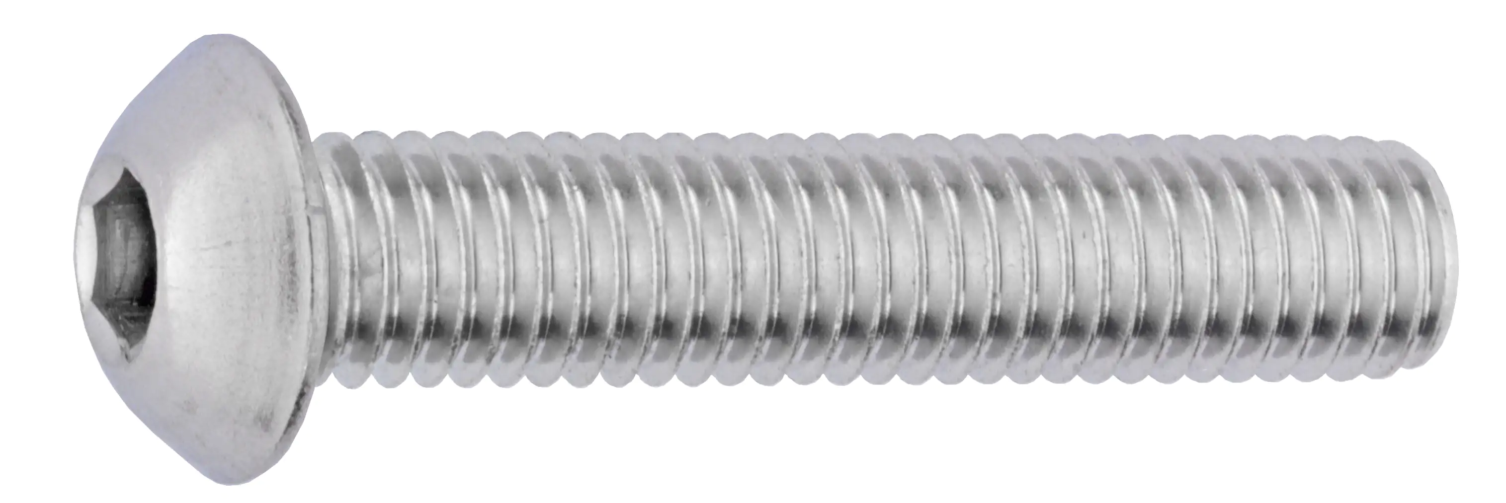 Connex Gewindeschrauben M8 x 40 mm Sechskant Linsenkopf - 4 Stück Edelstahl