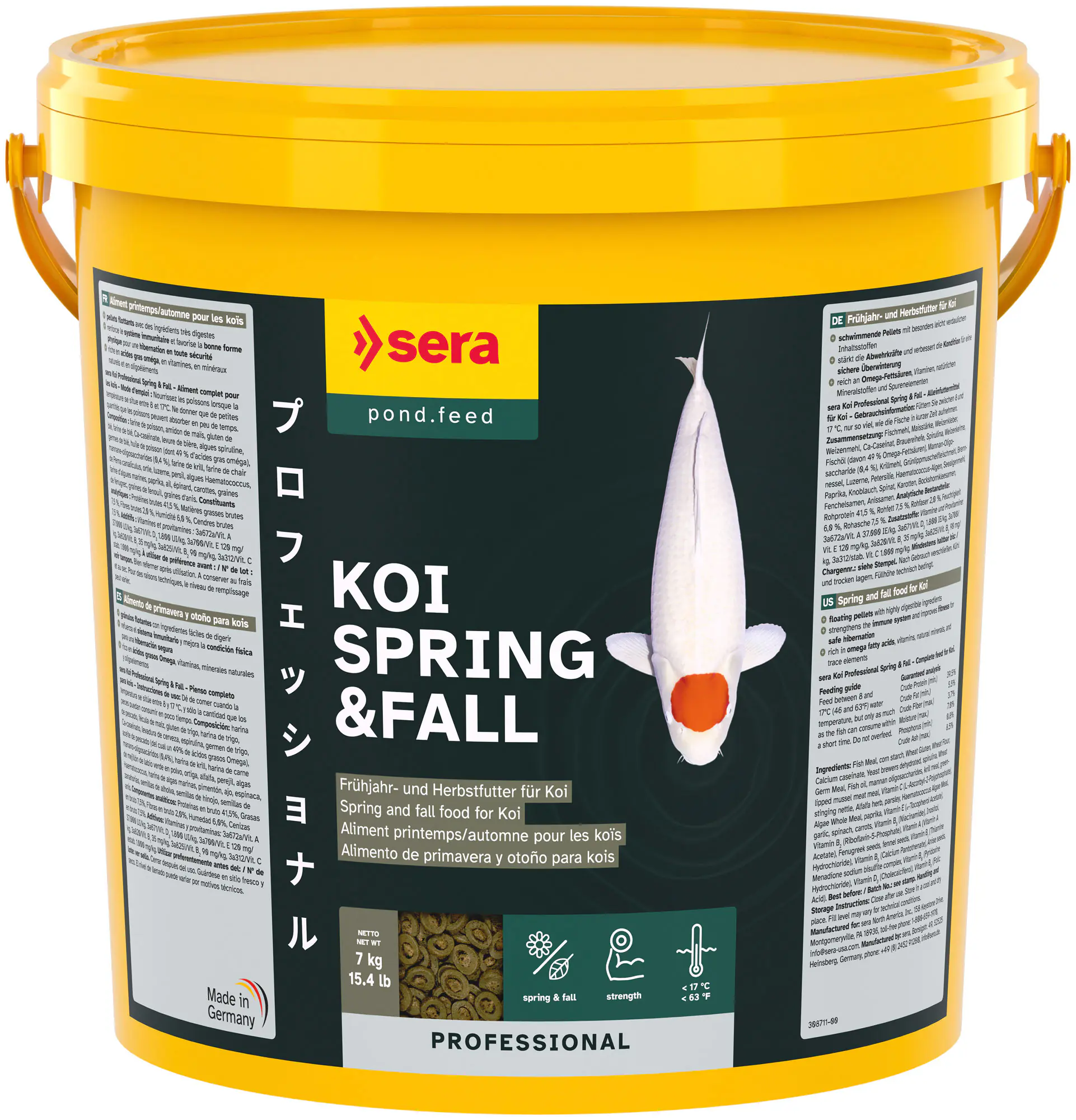 Sera Koifutter Professional Spring & Fall 21 L