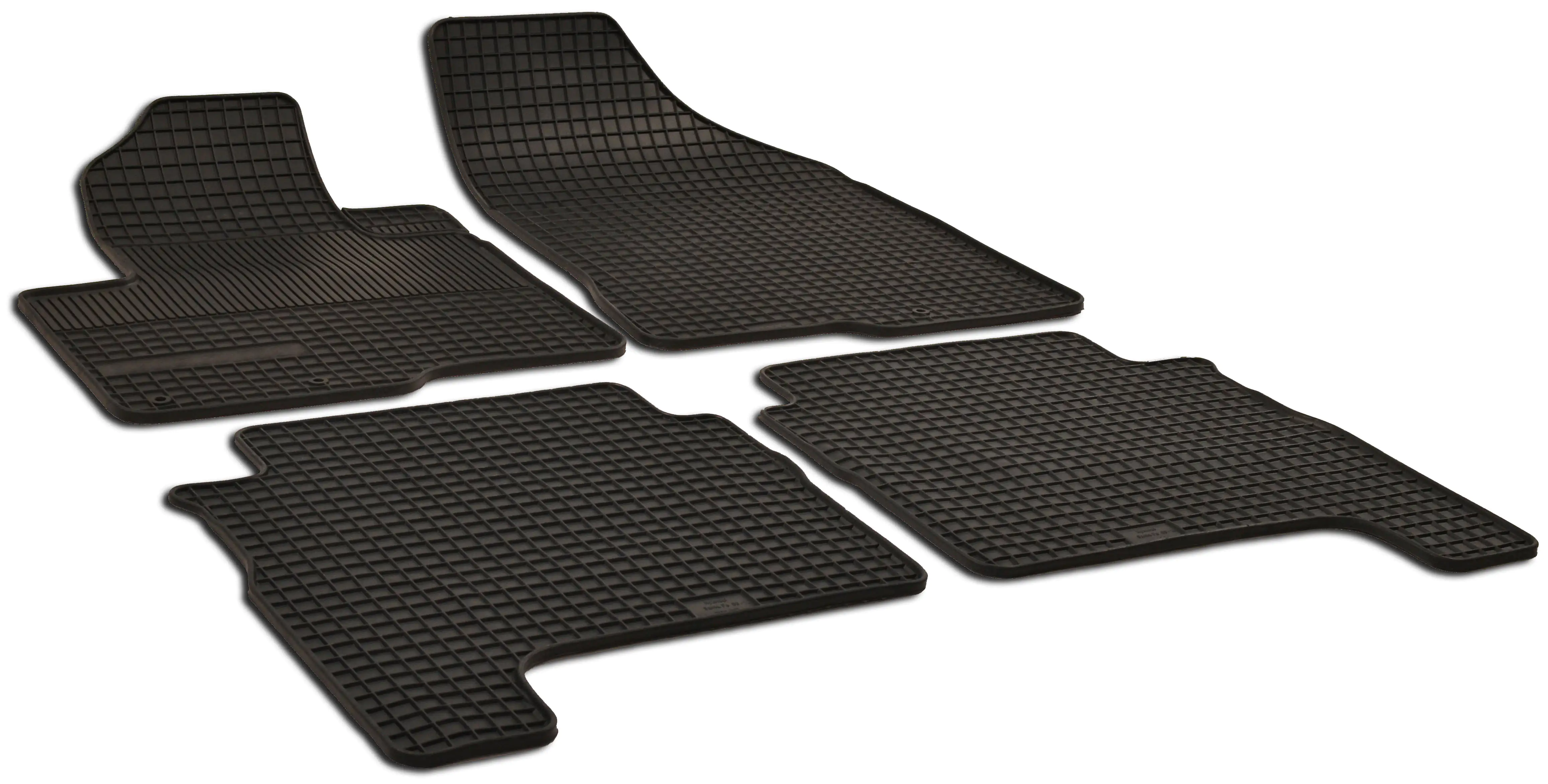 Walser Passform Fußmatten Gummi RubberLine für Hyundai Santa Fe II 10/2005-03/2015 4-teilig
