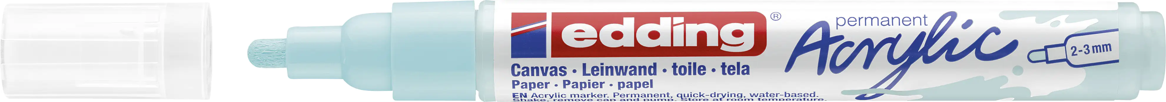 edding 5100 Acrylmarker medium pastellblau 2 - 3 mm