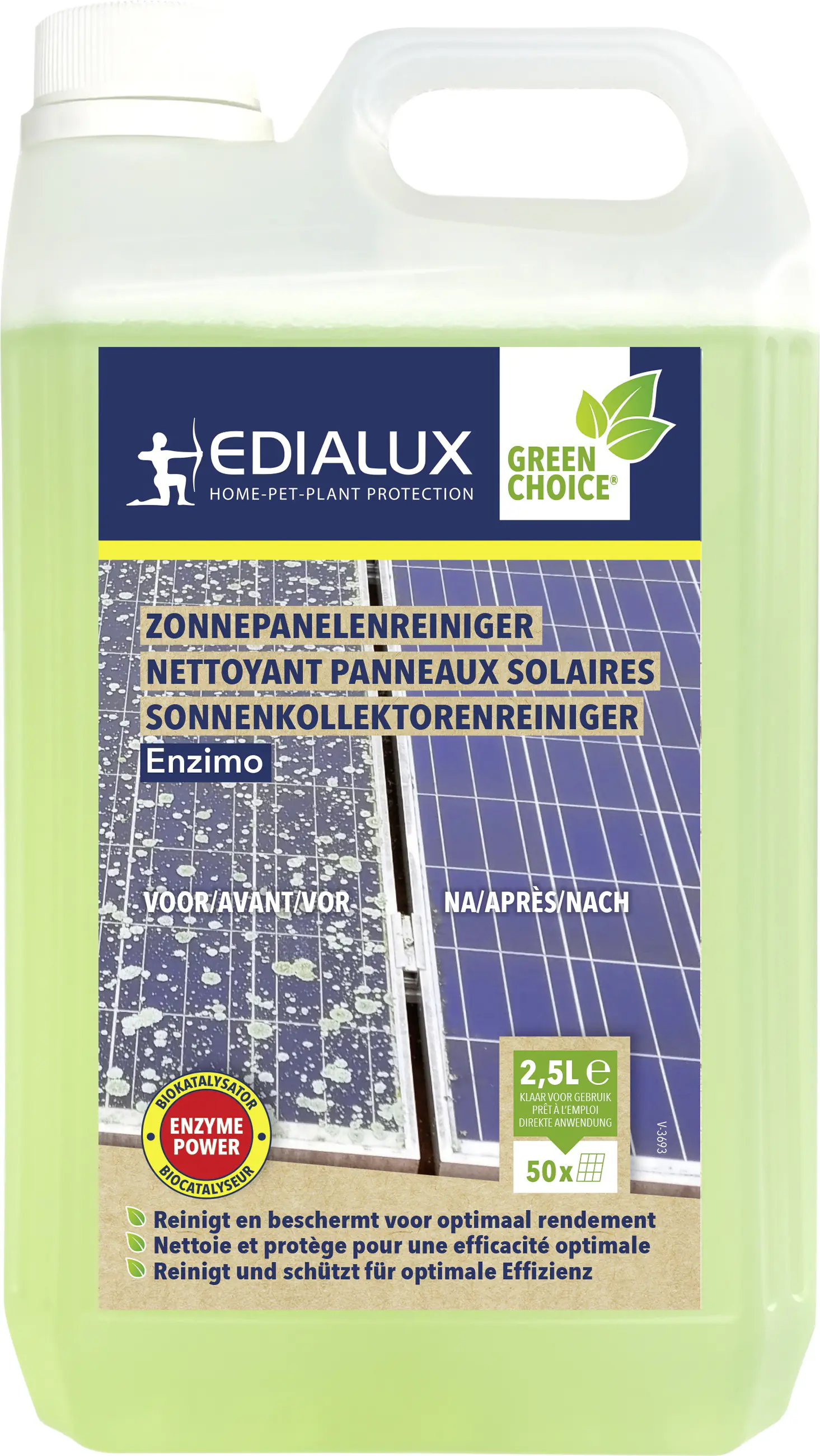Edialux Enzimo Solaranlagen- & PV-Anlagen-Reiniger 2,5L