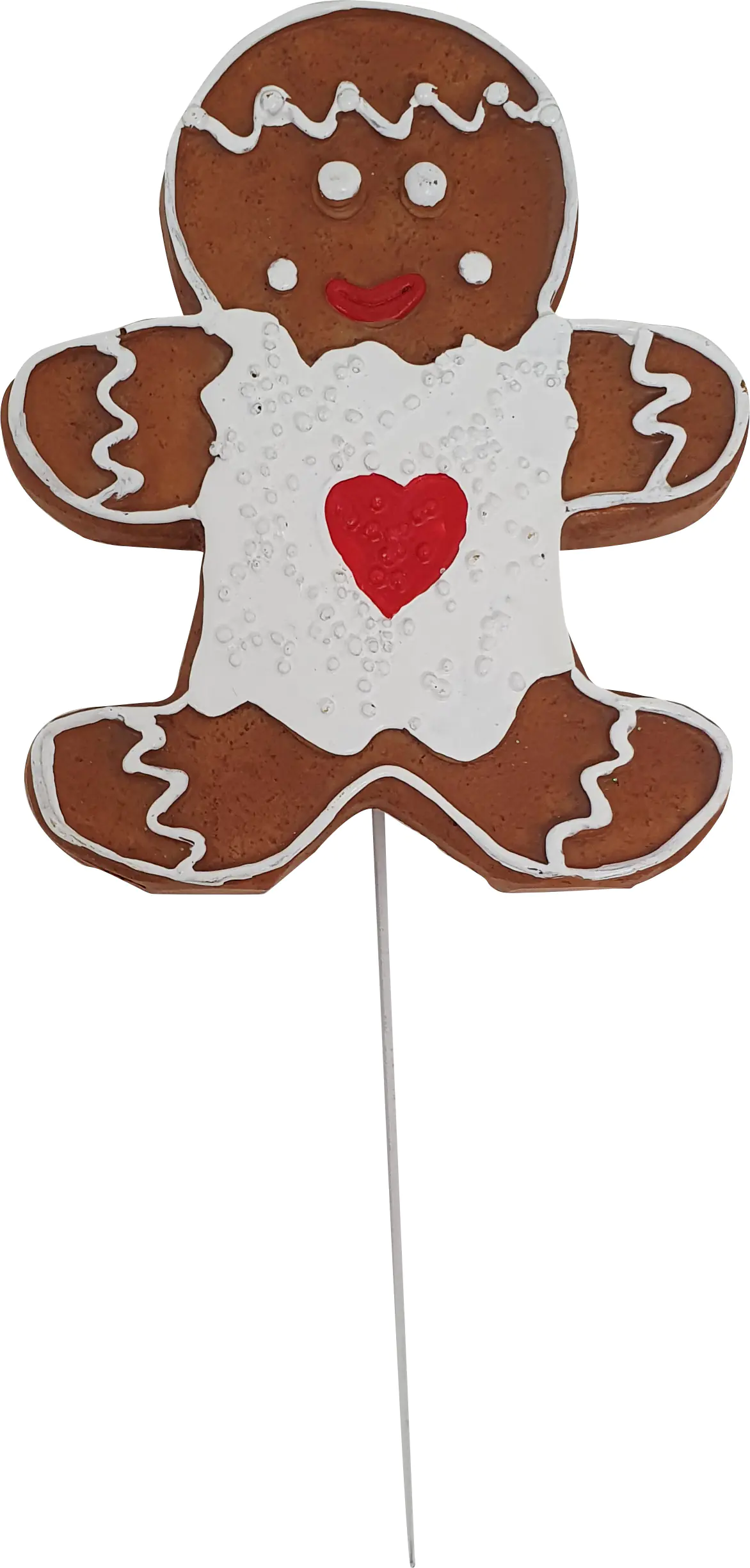 Figur Pfefferkuchen Baby Stecker 20,5 x 6 x 1 cm braun
