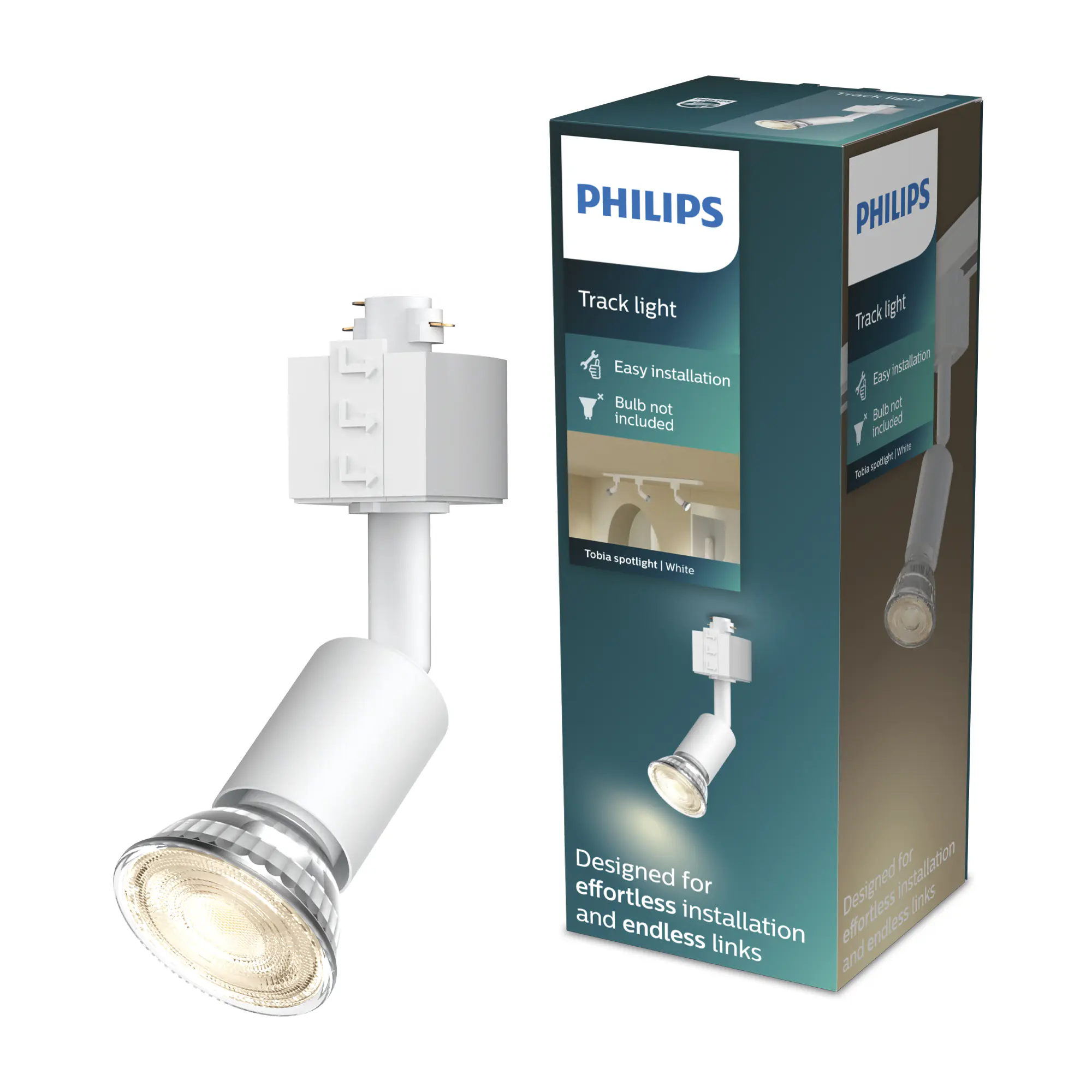 Philips Schienenleuchte 1er Spot Tobia Easy Link weiß