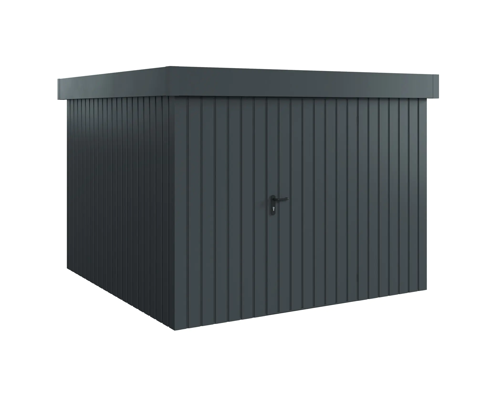 EcoStar Metallgerätehaus Euroline EFD10 anthrazit 262 x 262 cm 1-flg.