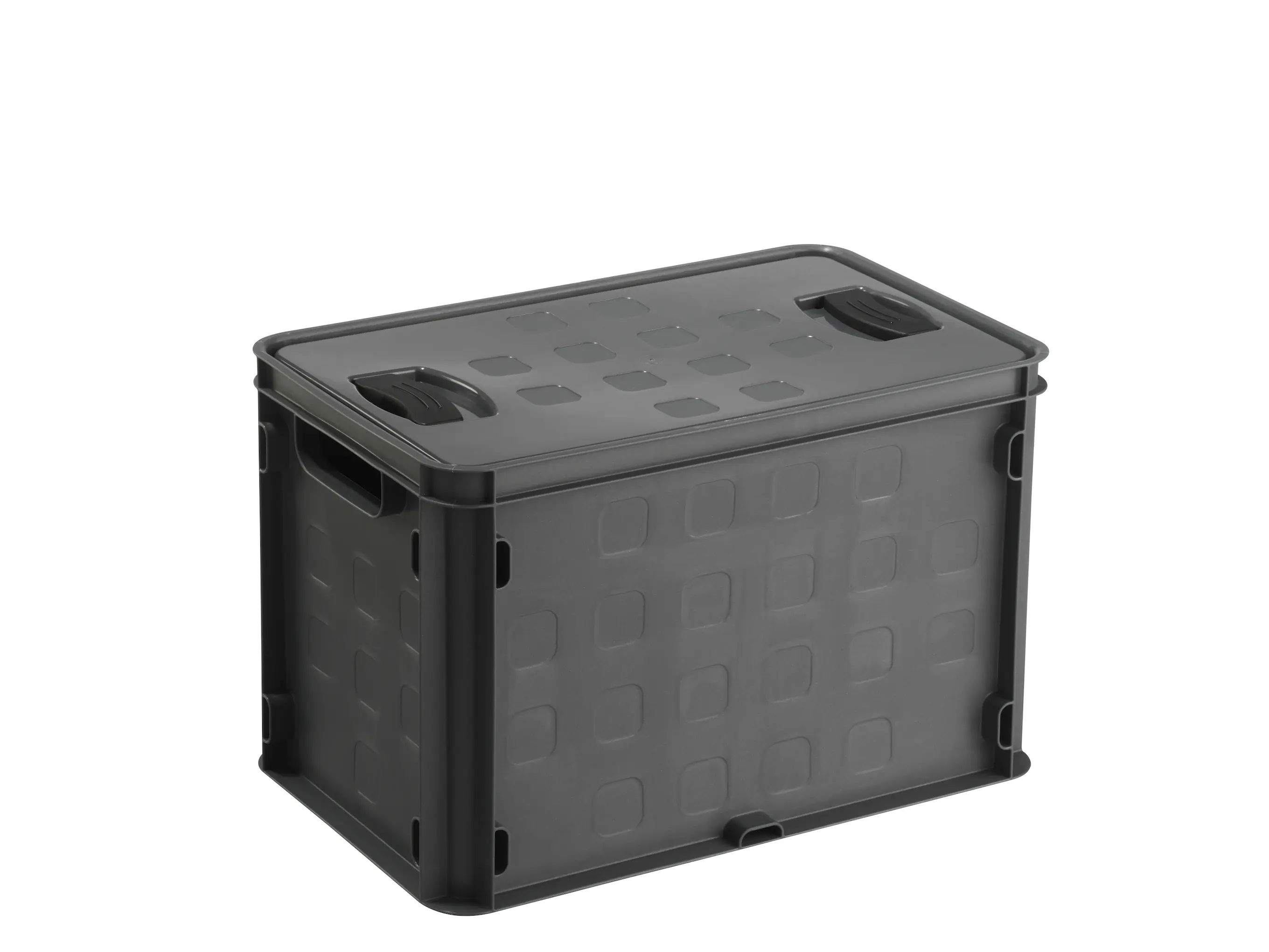Sunware Aufbewahrungsbox Square mit Griffen 40 x 25 cm 26 L anthrazit