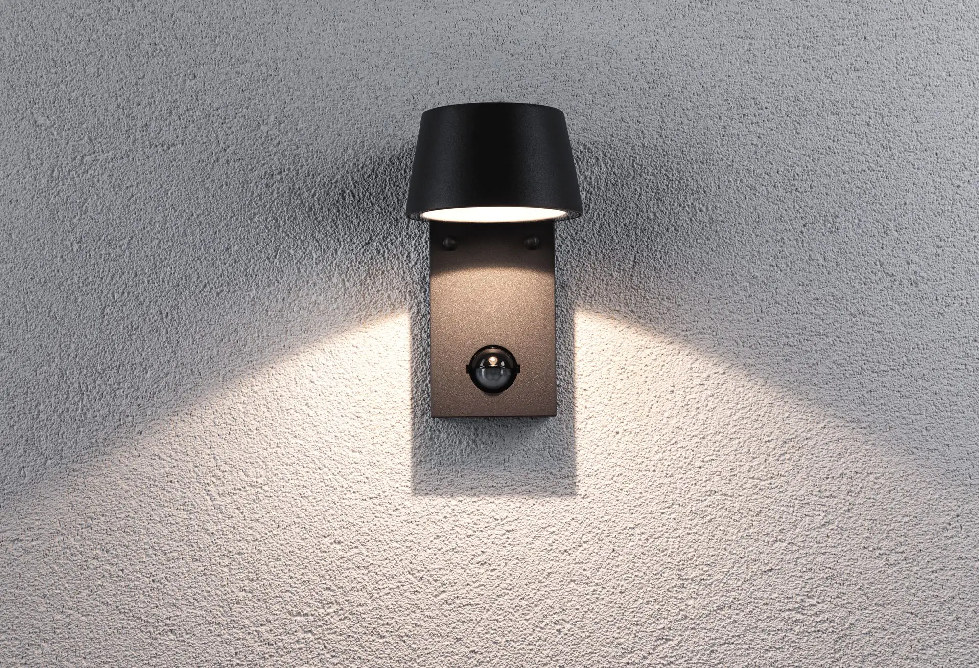 Paulmann LED Außen-Wandleuchte Capea 16,5 x 9,6 cm mit Bewegungsmelder