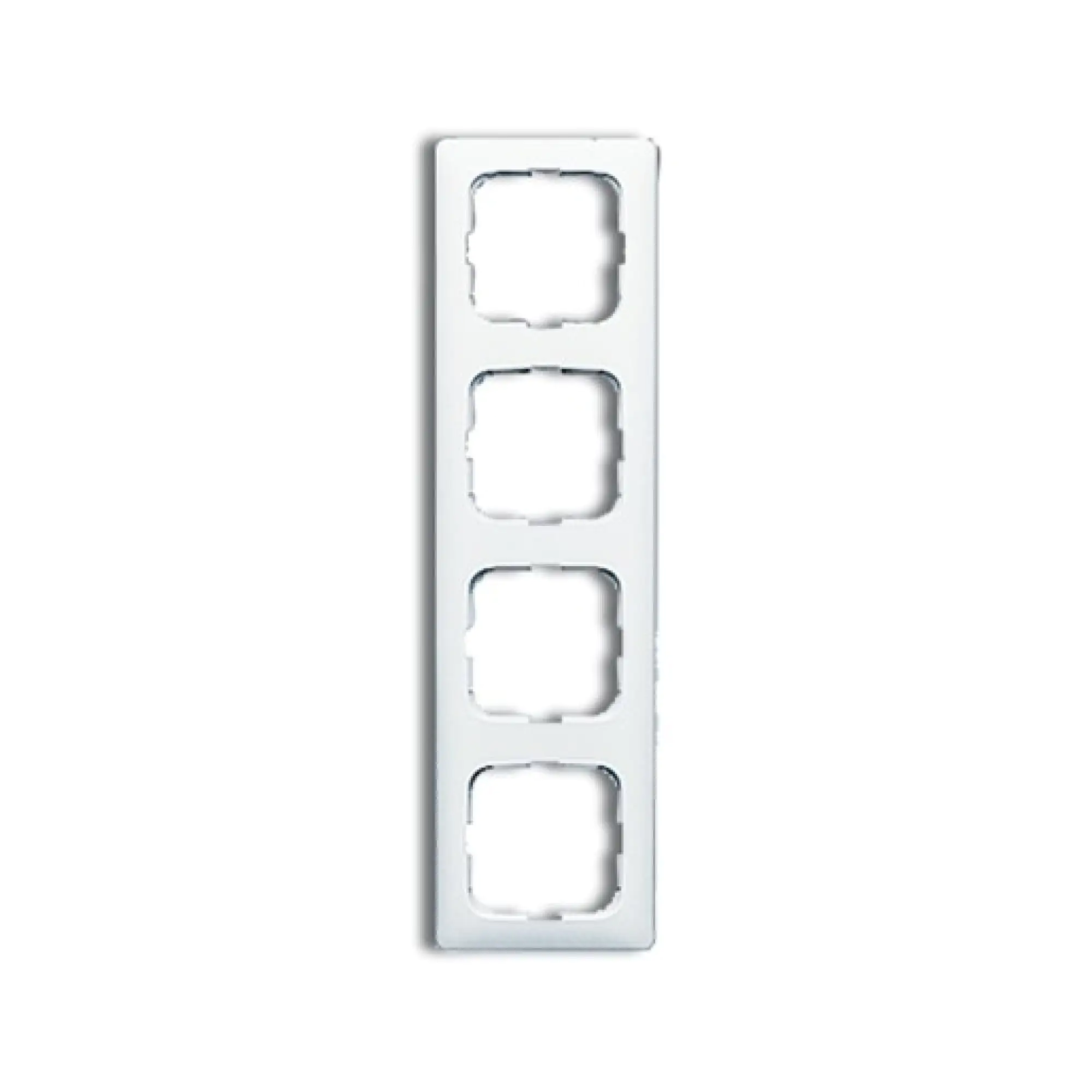 Busch-Jaeger Abdeckrahmen 4-fach Reflex SI Linear, alpinweiß, 2514-214K-102