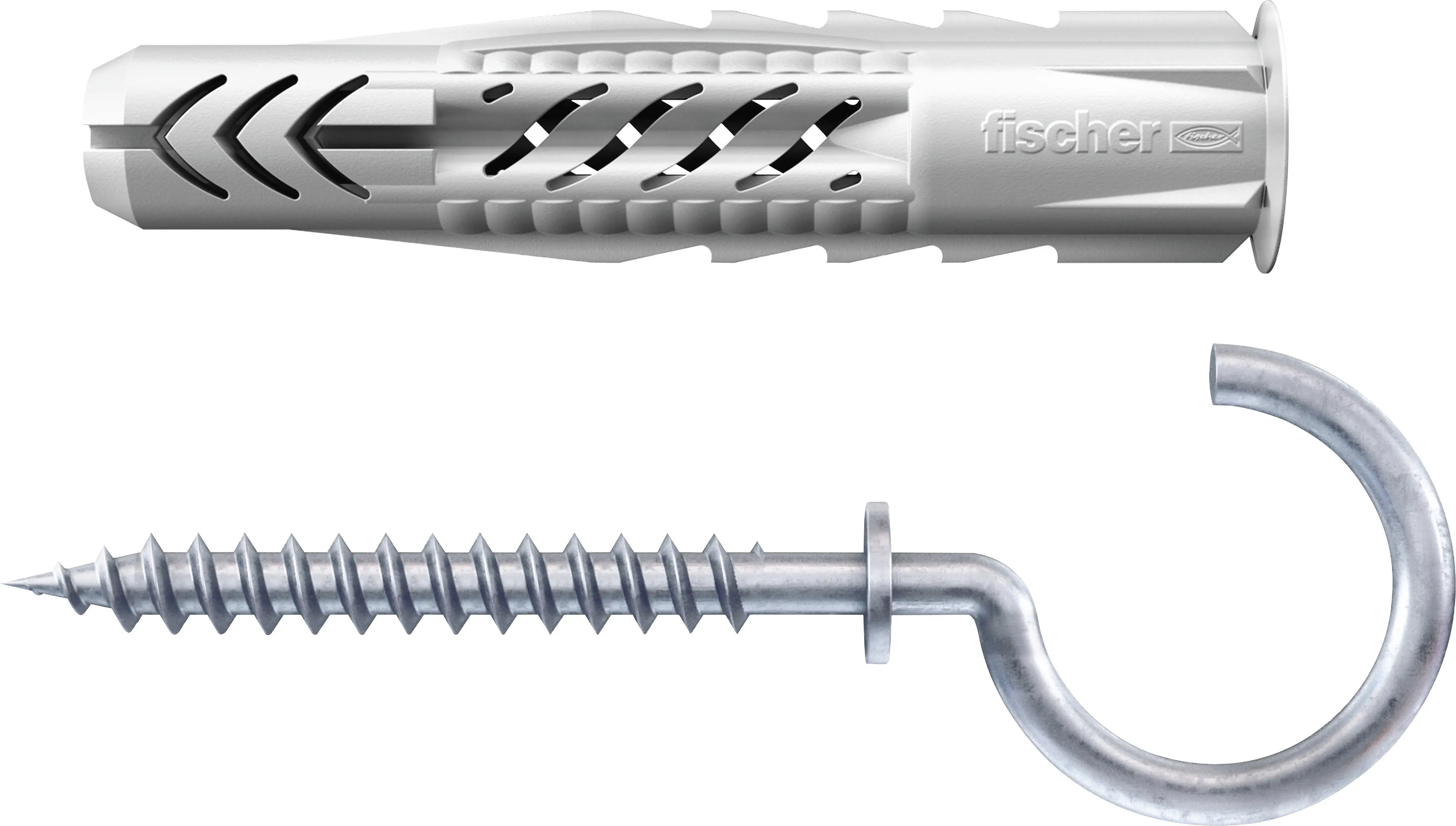 Fischer Gipskartondübel GK RH 22 mm mit Rundhaken - 5 Stück
