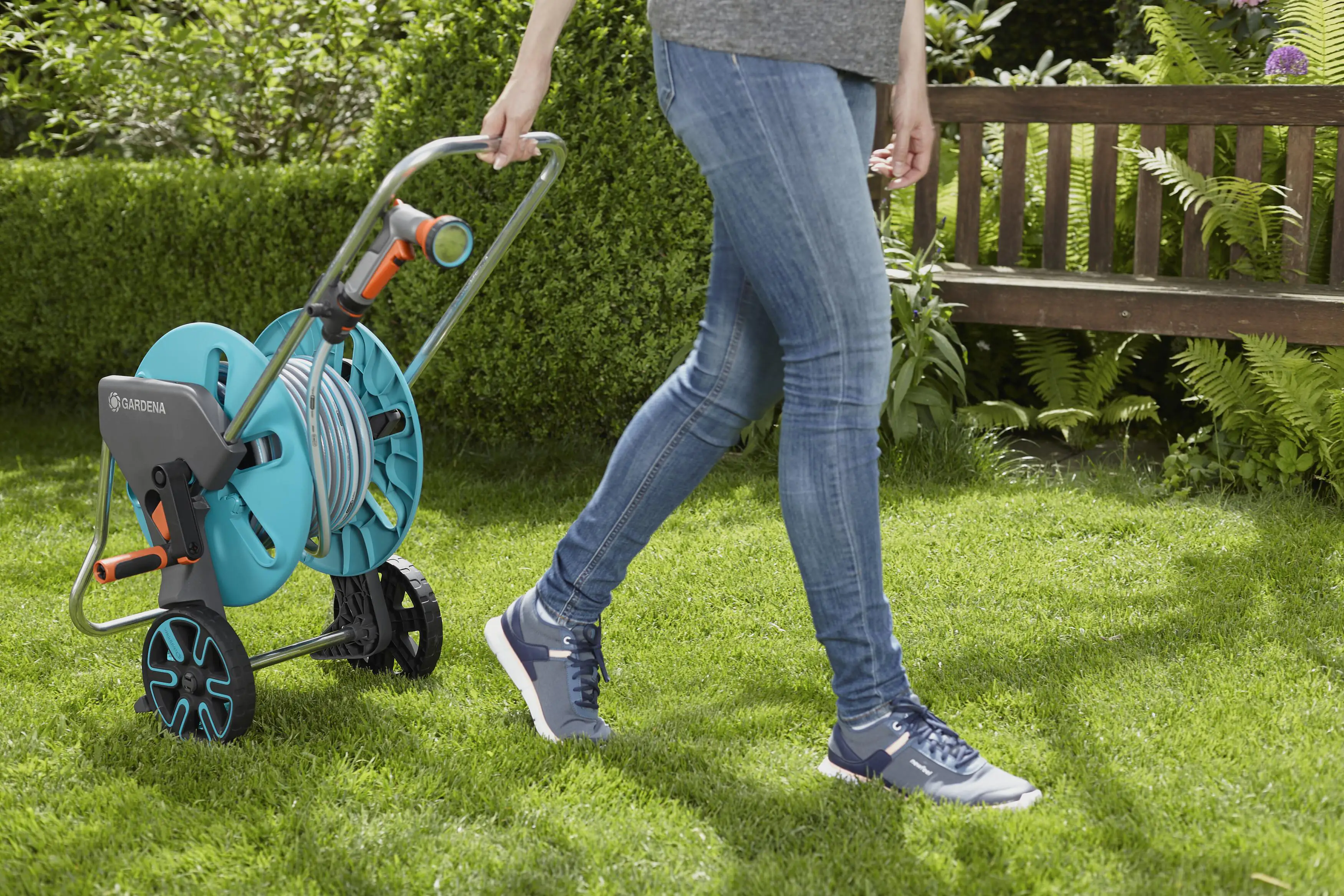 Gardena Schlauchwagen CleverRoll M Set inkl. 20 m Schlauch