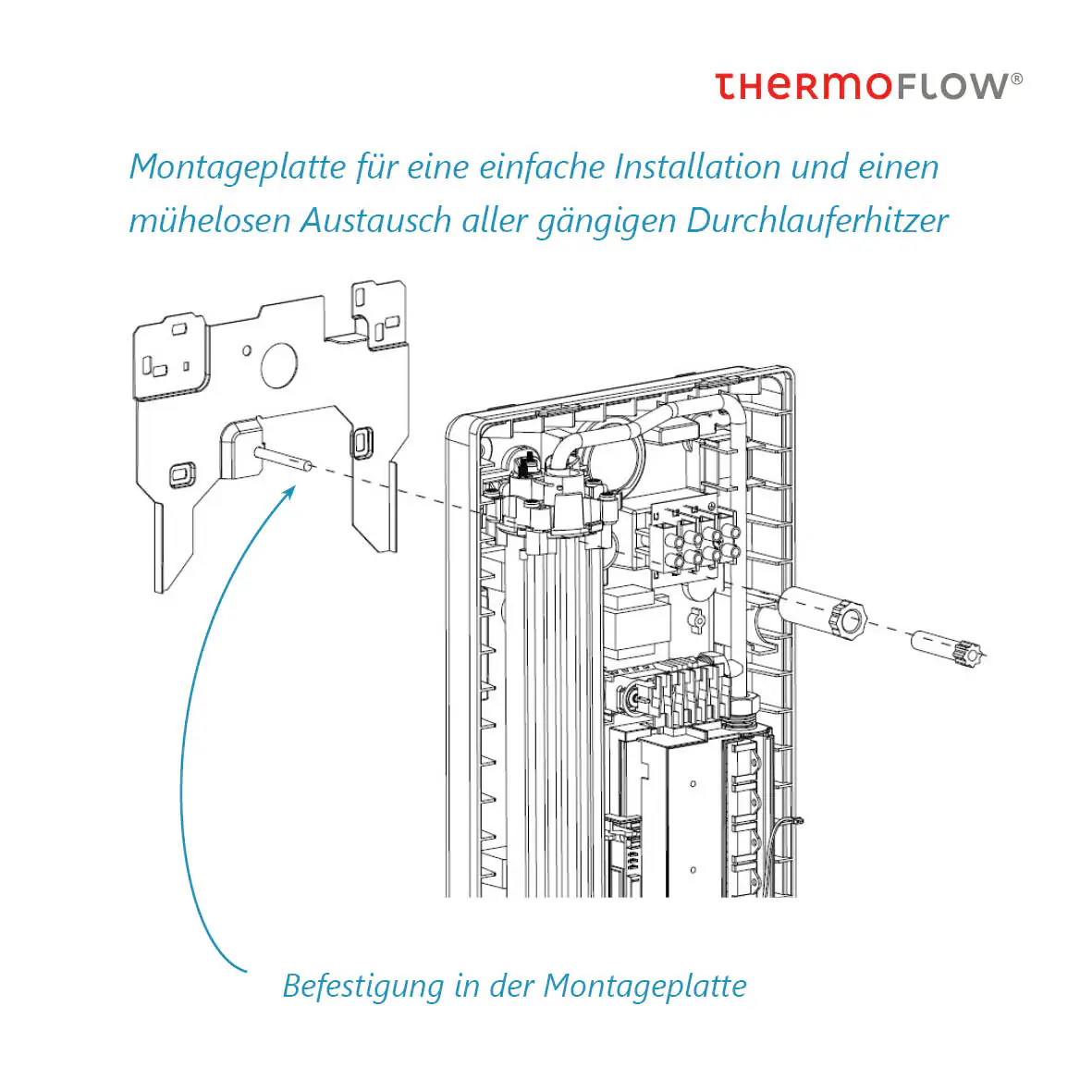 Thermoflow Durchlauferhitzer HYDREX 21 kW hydraulisch