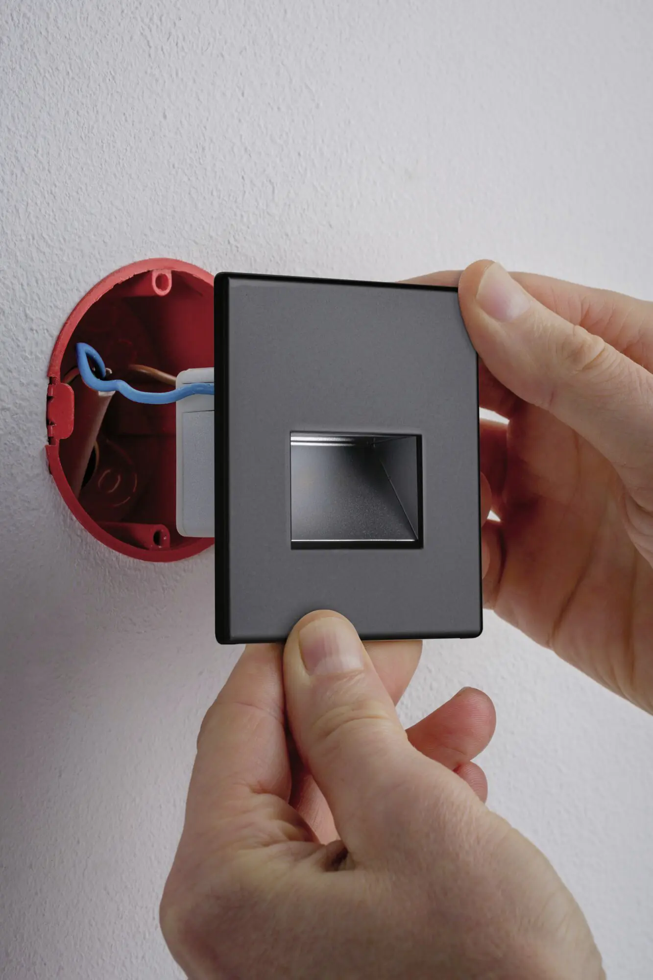 Paulmann LED Wand-Einbauleuchte Edge 8 x 8 cm